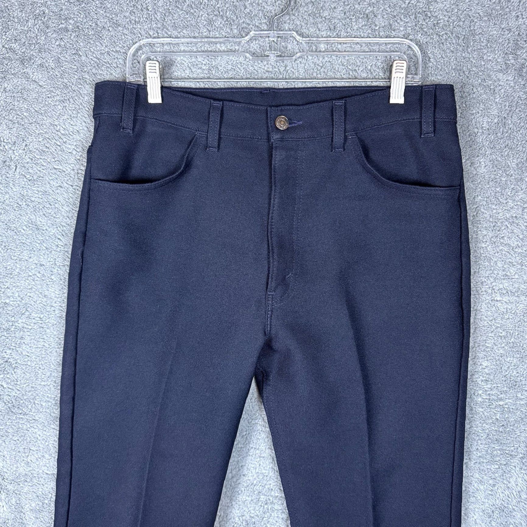 Levi's VINTAGE Levi's Pants Mens 35x34 USA 1996 Sta Prest 517 Bootcut Dacron Rockabilly Size US 35 - 3 Thumbnail