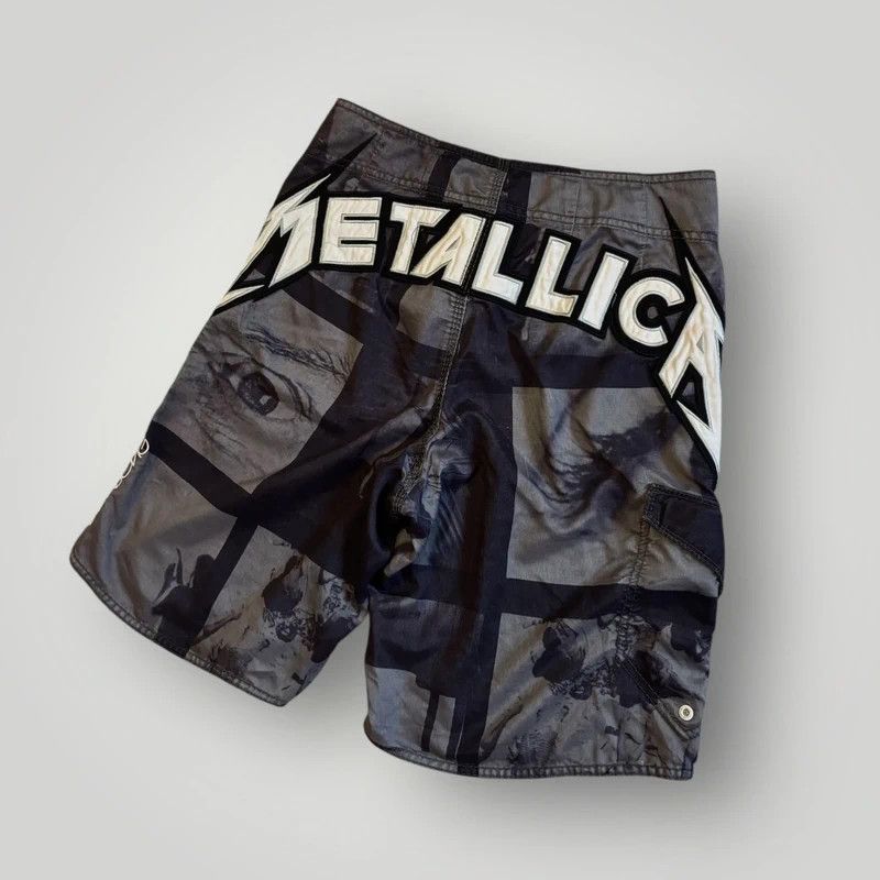 Metallica Vintage Metallica x Billabong Surf Beach Short Pants Size US 30 / EU 46 - 1 Thumbnail