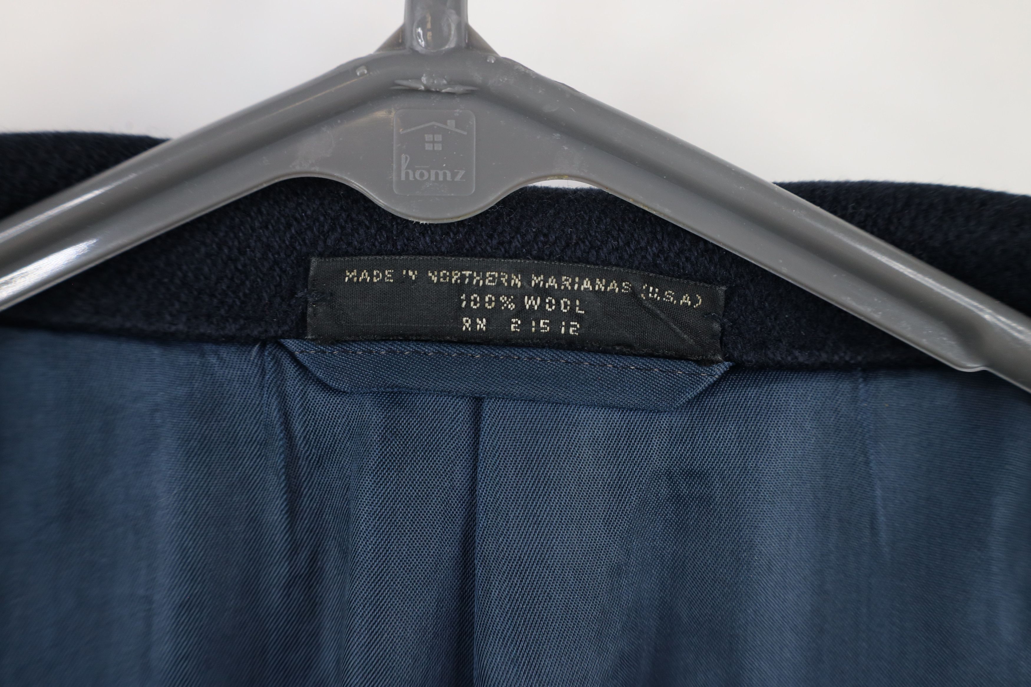Vintage Vintage 90s Streetwear Double Breasted Overcoat Blue USA Size US XL / EU 56 / 4 - 13 Thumbnail
