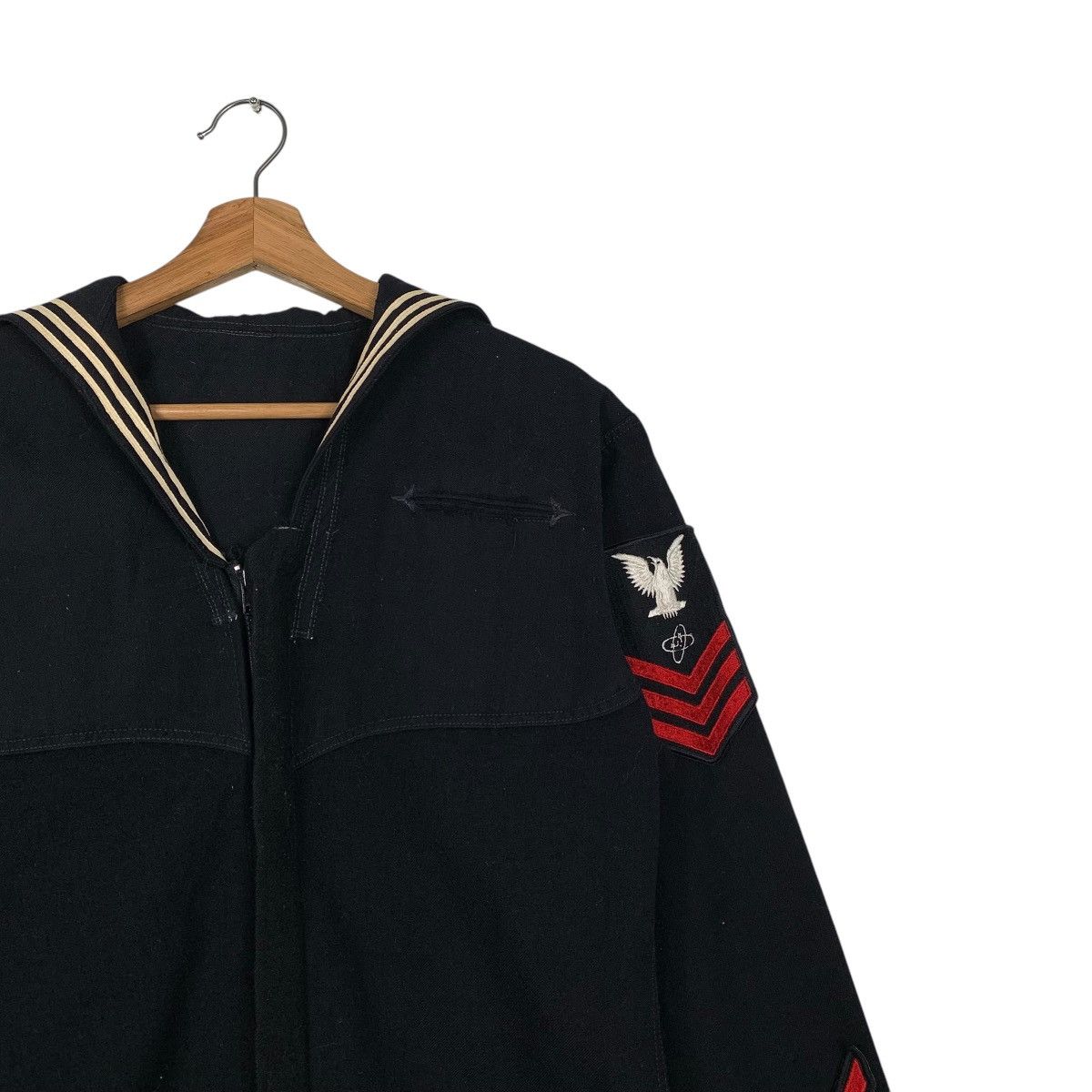 Other Vintage USS Michigan USN Sailor Jacket Size US M / EU 48-50 / 2 - 5 Thumbnail