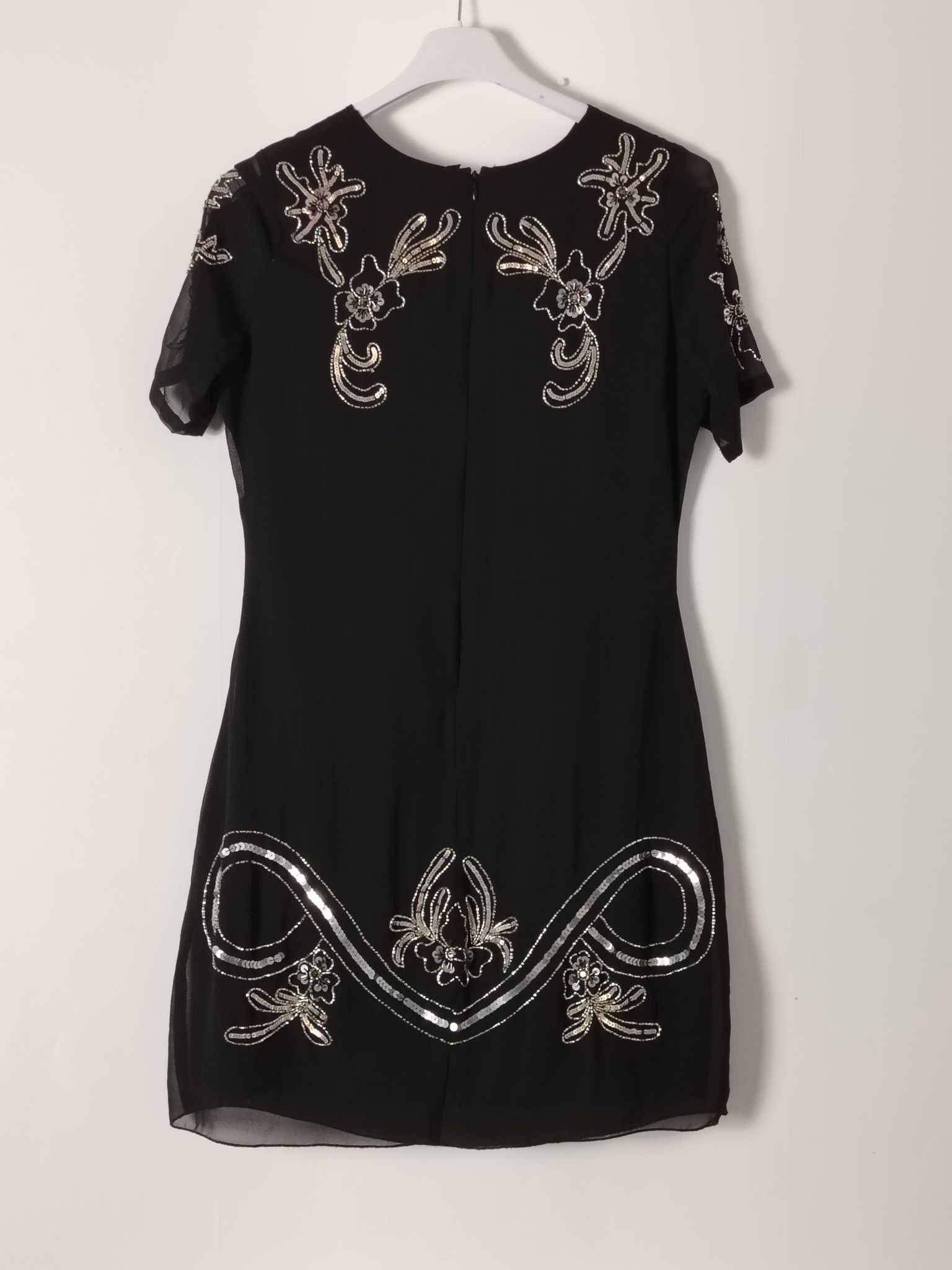 Other Pre-Loved Dress Womens 12 Black Sequin Embellished Short Size XL / US 12-14 / IT 48-50 - 1 Thumbnail