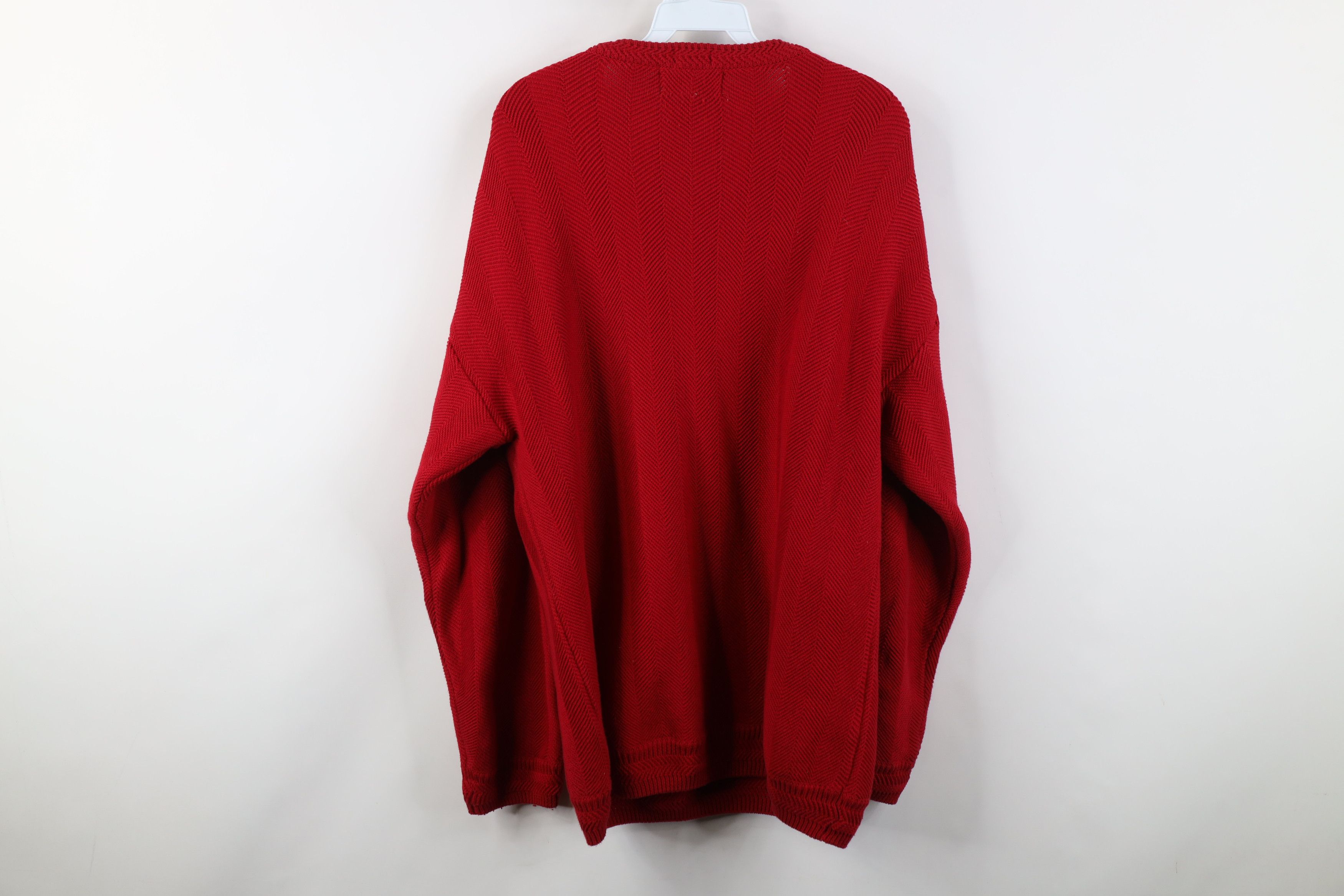Ralph Lauren Vintage 90s Chaps Ralph Lauren Herringbone Knit Sweater Size US M / EU 48-50 / 2 - 10 Thumbnail