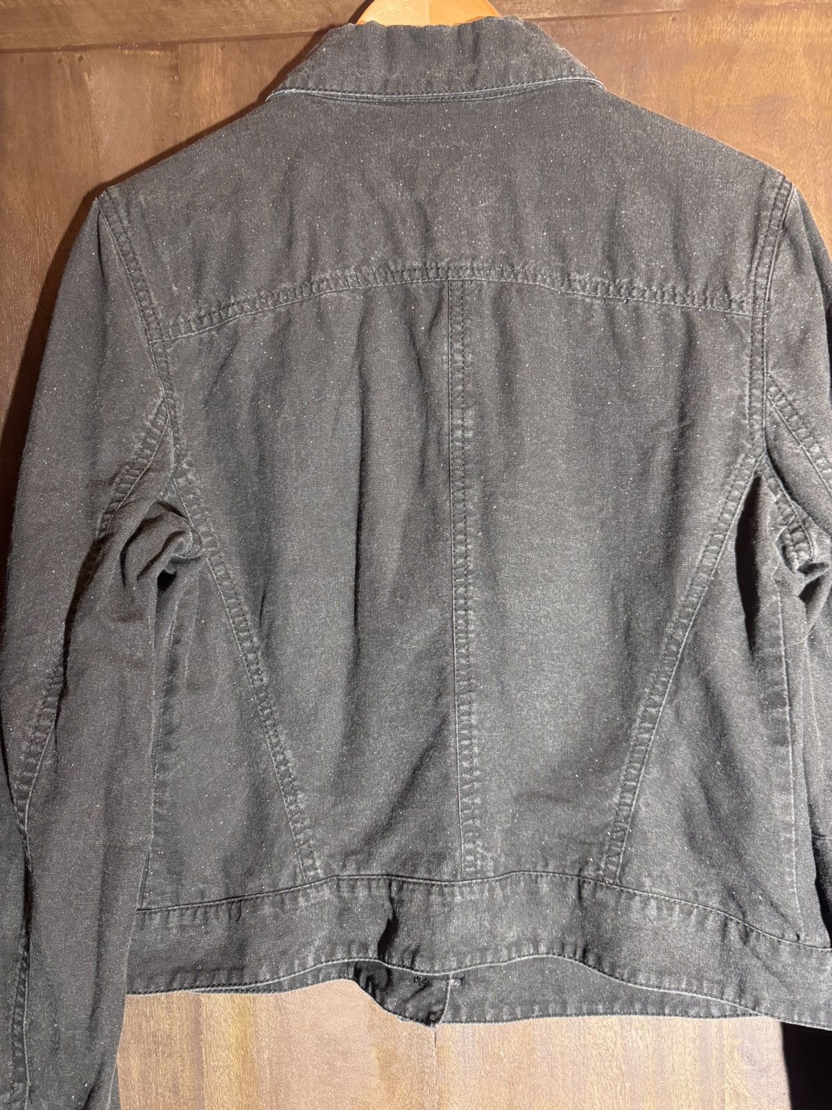 Ann Demeulemeester Ann demeulemeester vintage washed black glitter jacket 42 Size M / US 6-8 / IT 42-44 - 11 Thumbnail