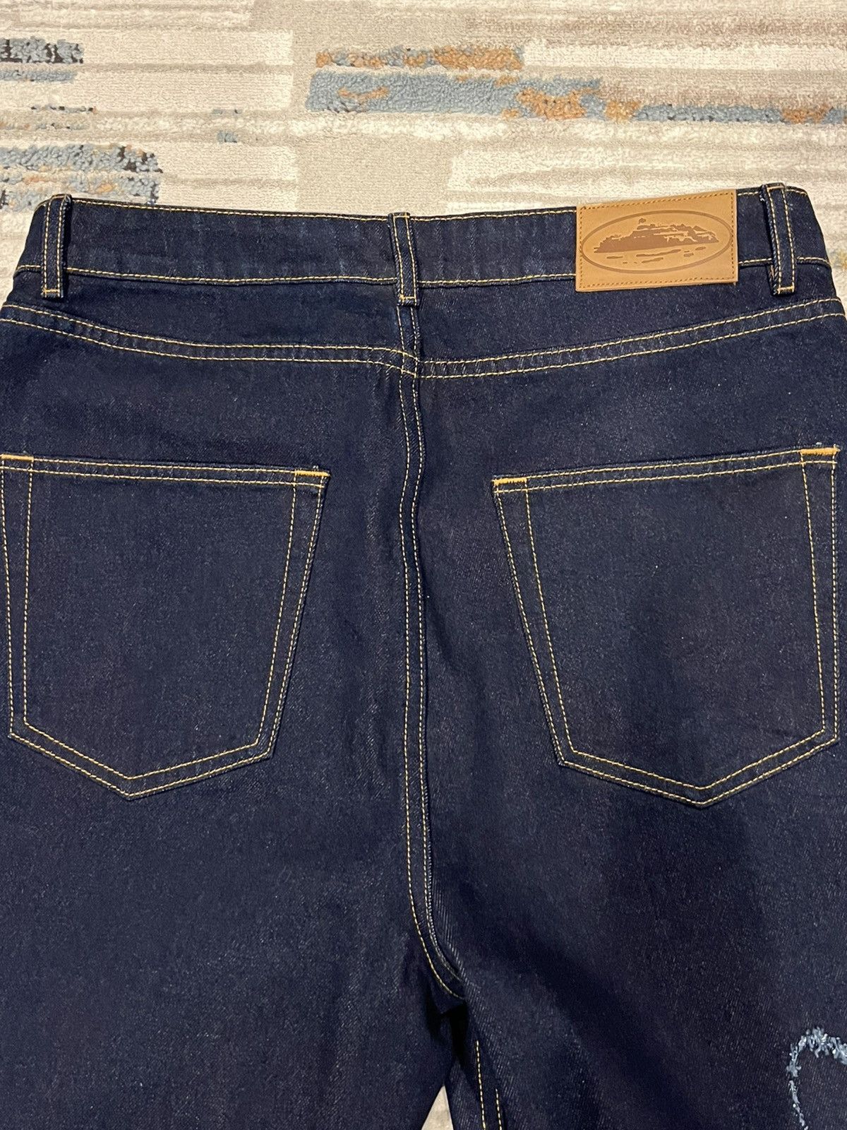 Corteiz Corteiz script logo Dark Indigo denim Size US 34 / EU 50 - 3 Thumbnail