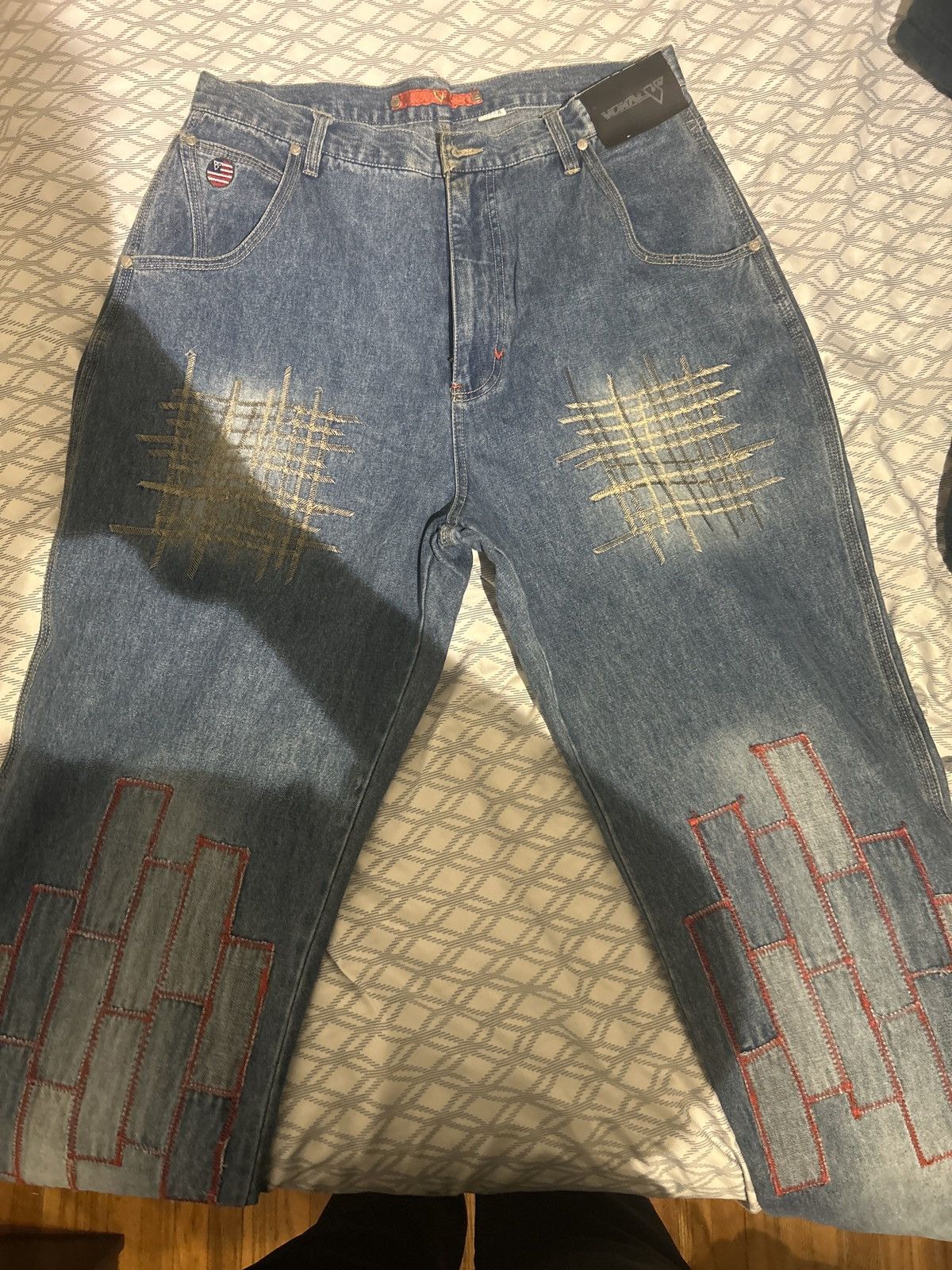 Vintage y2k streetweae baggy jeans Size US 34 / EU 50 - 5 Thumbnail