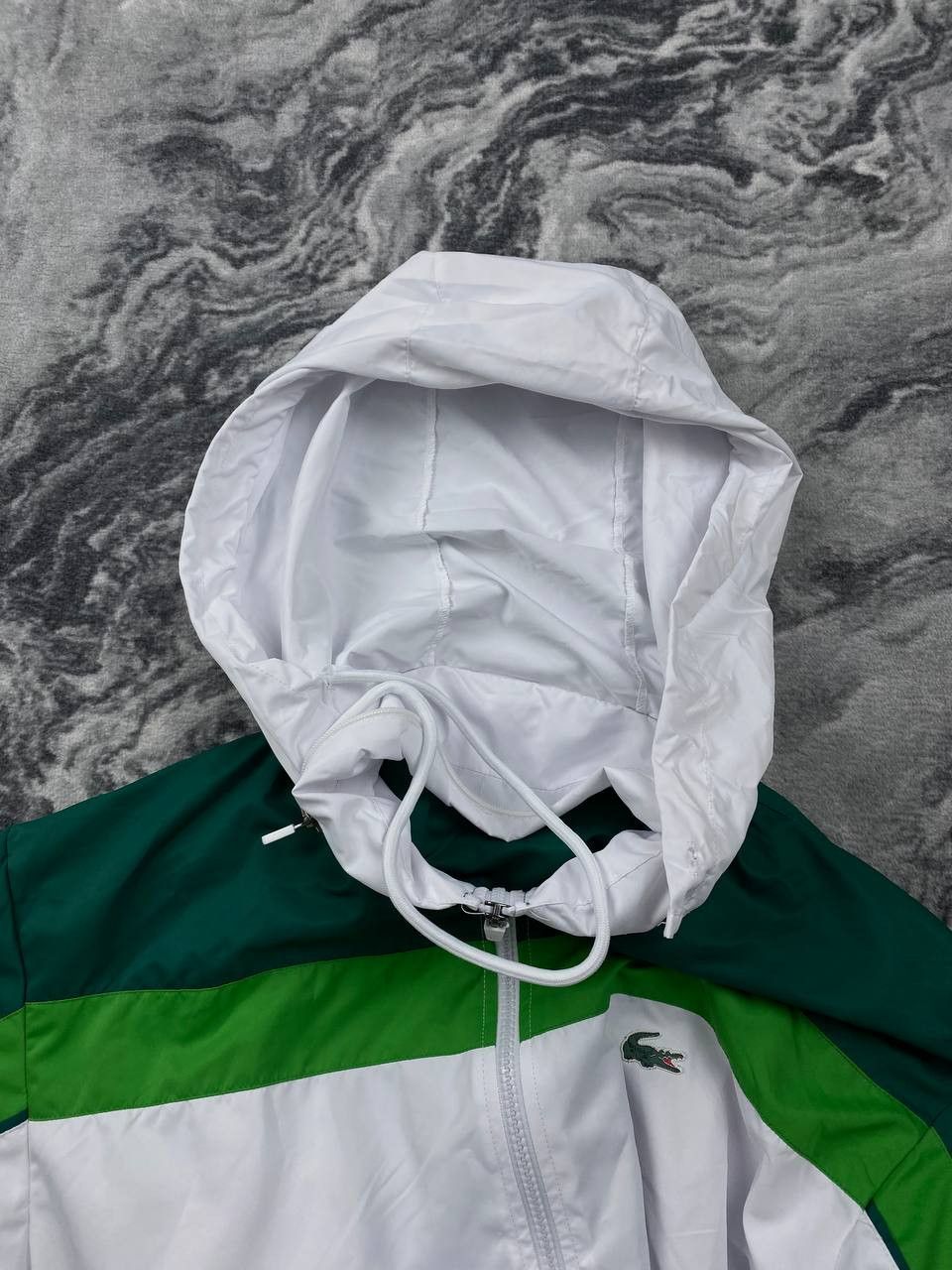 Lacoste Lacoste Sport Striped Windbreaker Jacket Size US XL / EU 56 / 4 - 15 Thumbnail