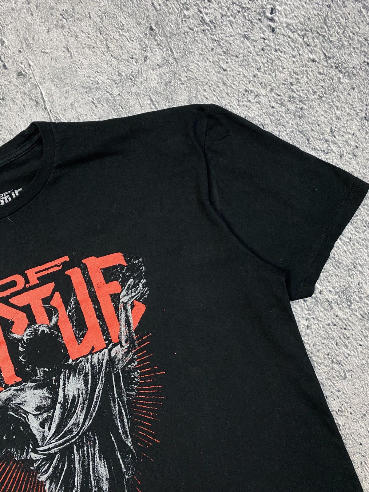 Vintage Tee Vintage Of Virtue USA Streetwear boxy rock Size US XL / EU 56 / 4 - 3 Thumbnail
