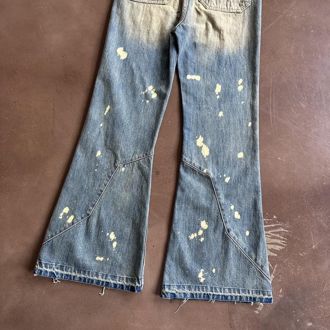 If Six Was Nine RCHT UK Distressed Bootcut 16oz Japanese Denim Jeans Size 28" / US 6 / IT 42 - 6 Thumbnail
