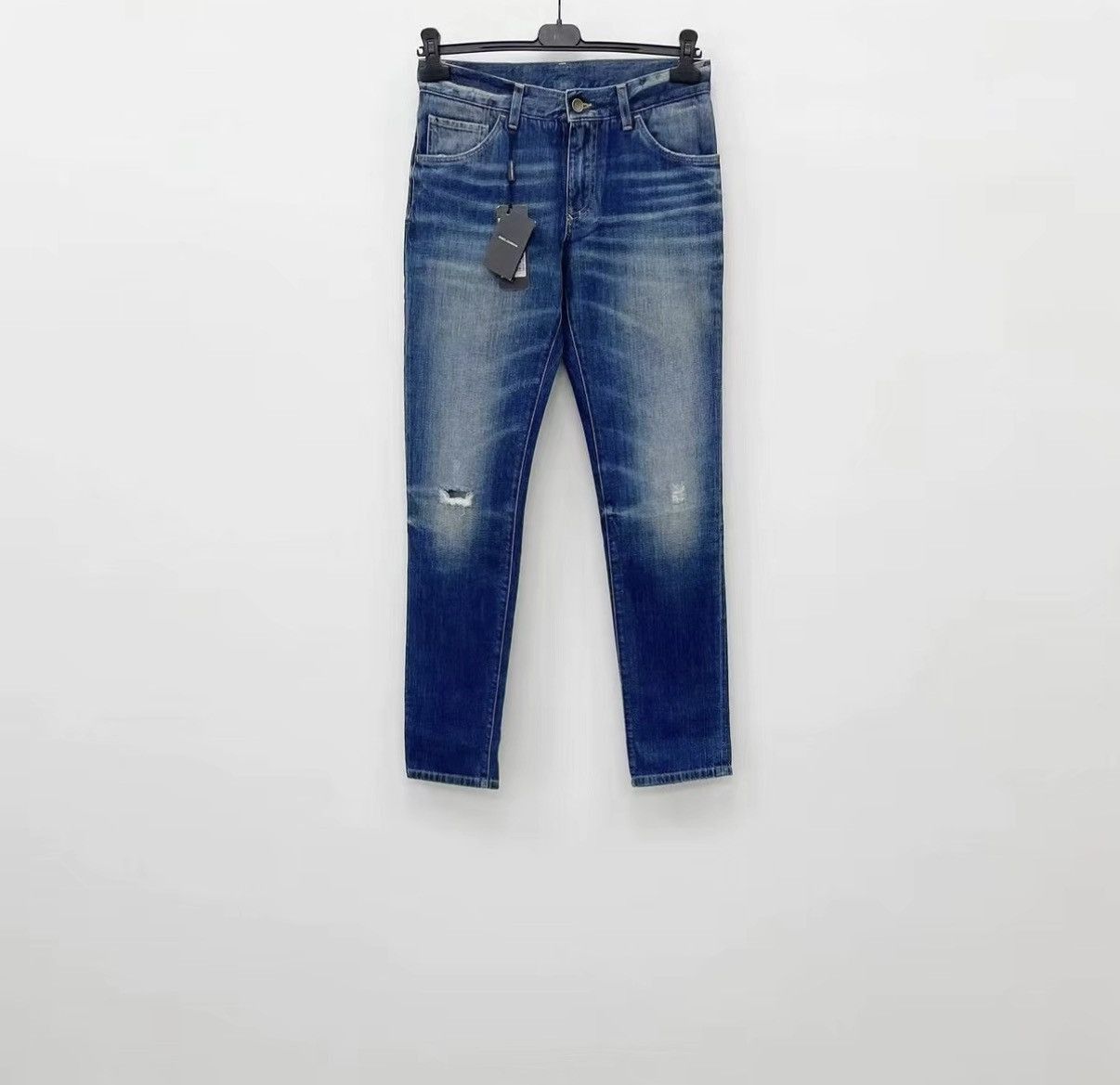 Dolce & Gabbana Blue Distressed Denim Jeans Size 30 Size US 30 / EU 46 - 1 Thumbnail