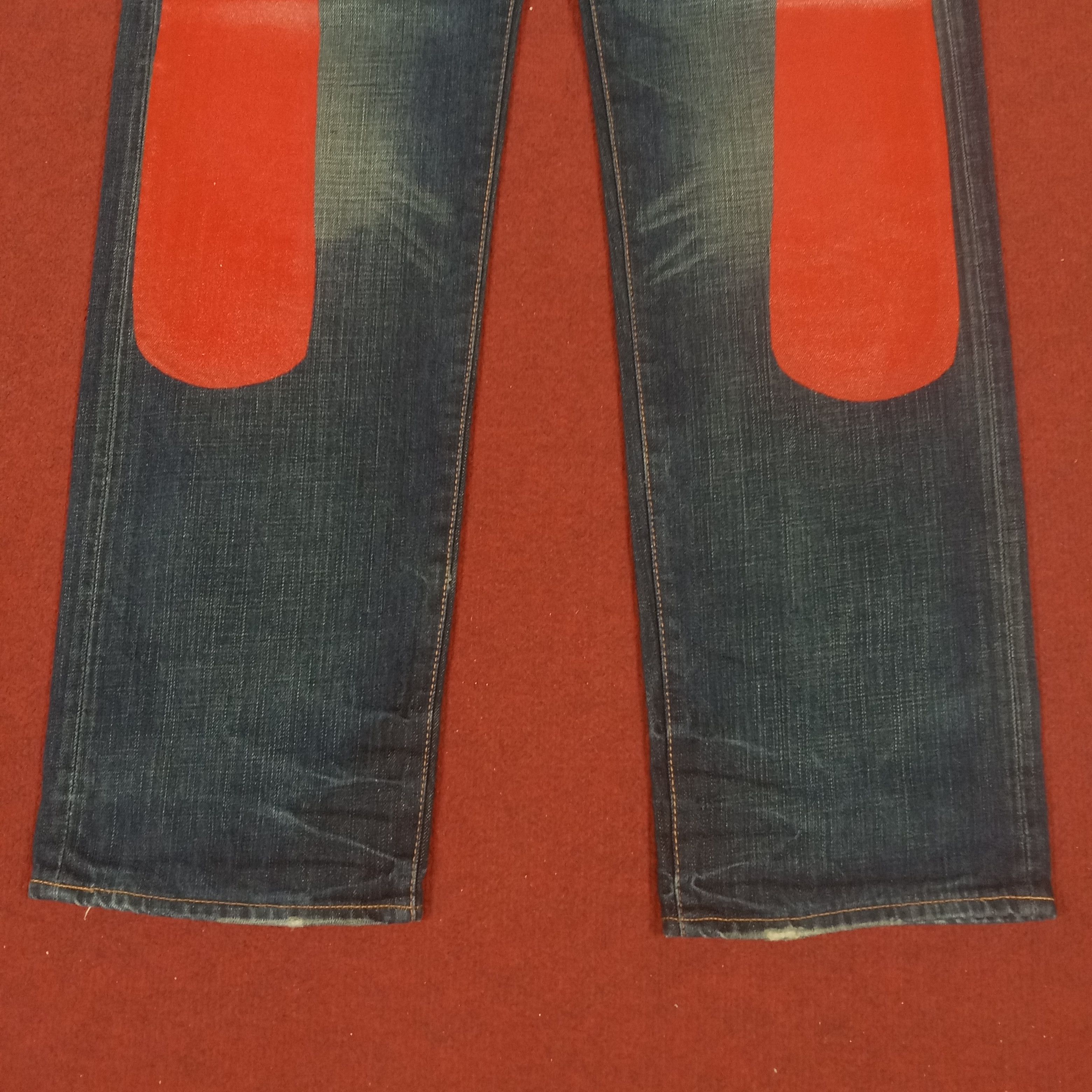 Evisu × Japanese Brand × Vintage Evisu Streetwear Skater Custom Daicock Style Jeans Size US 30 / EU 46 - 2 Thumbnail