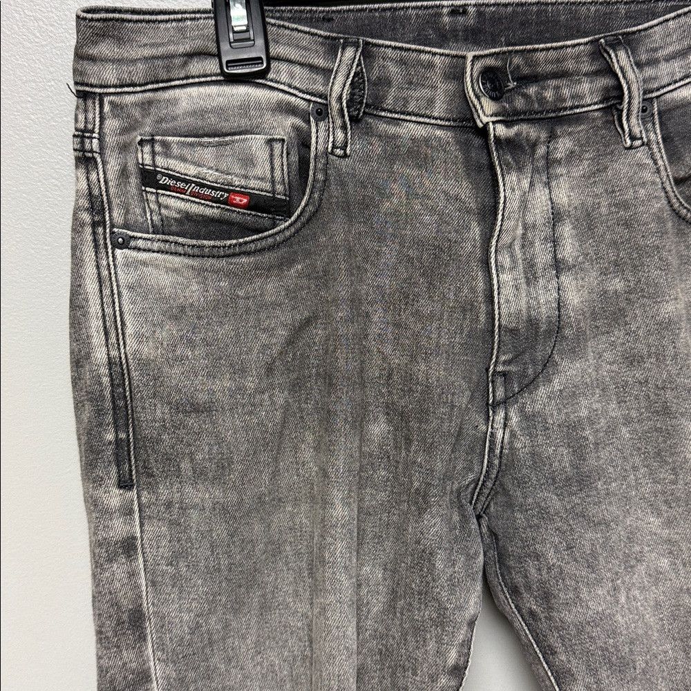 Diesel Diesel D-Strukt Slim Grey Acid Wash Stretch Jeans W30 L32 Size US 30 / EU 46 - 4 Thumbnail