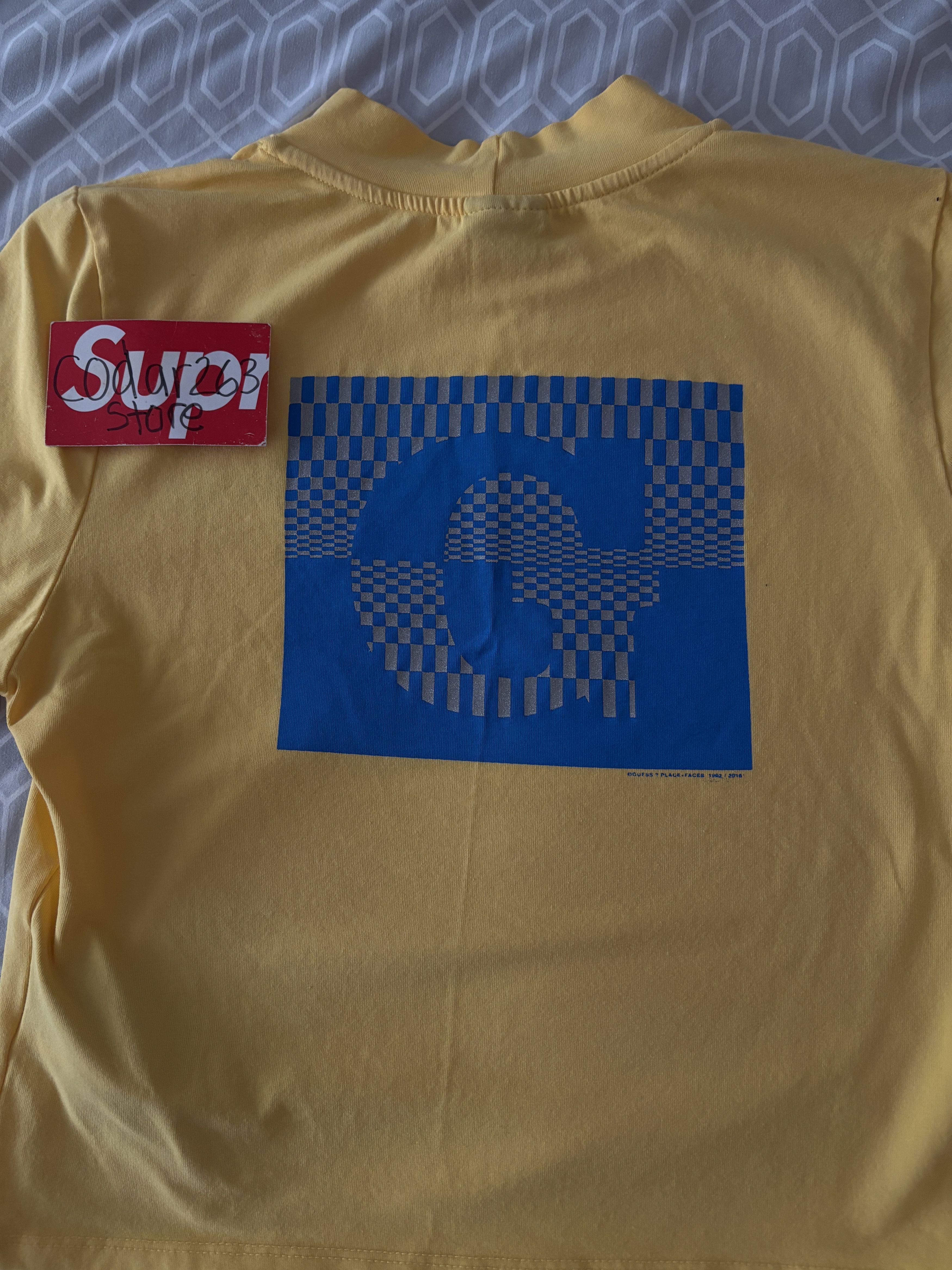 Guess × Places + Faces Guess P+F Mockneck Longsleeve Tee Small Yellow Places Faces Size S / US 4 / IT 40 - 4 Thumbnail