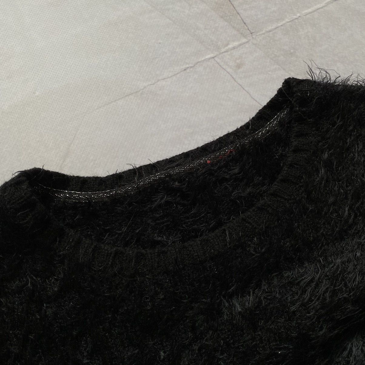 Japanese Brand × Seditionaries Vintage Marni Style Black Mohair Knit Sweater Y2K Size US S / EU 44-46 / 1 - 5 Thumbnail
