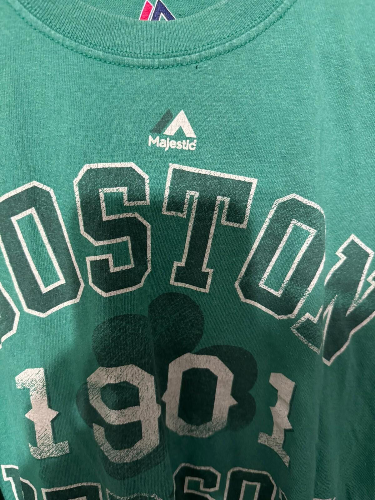 Majestic Boston Red Sox Majestic St Patrick's Day Tee Men Sz M Green Size US M / EU 48-50 / 2 - 4 Thumbnail