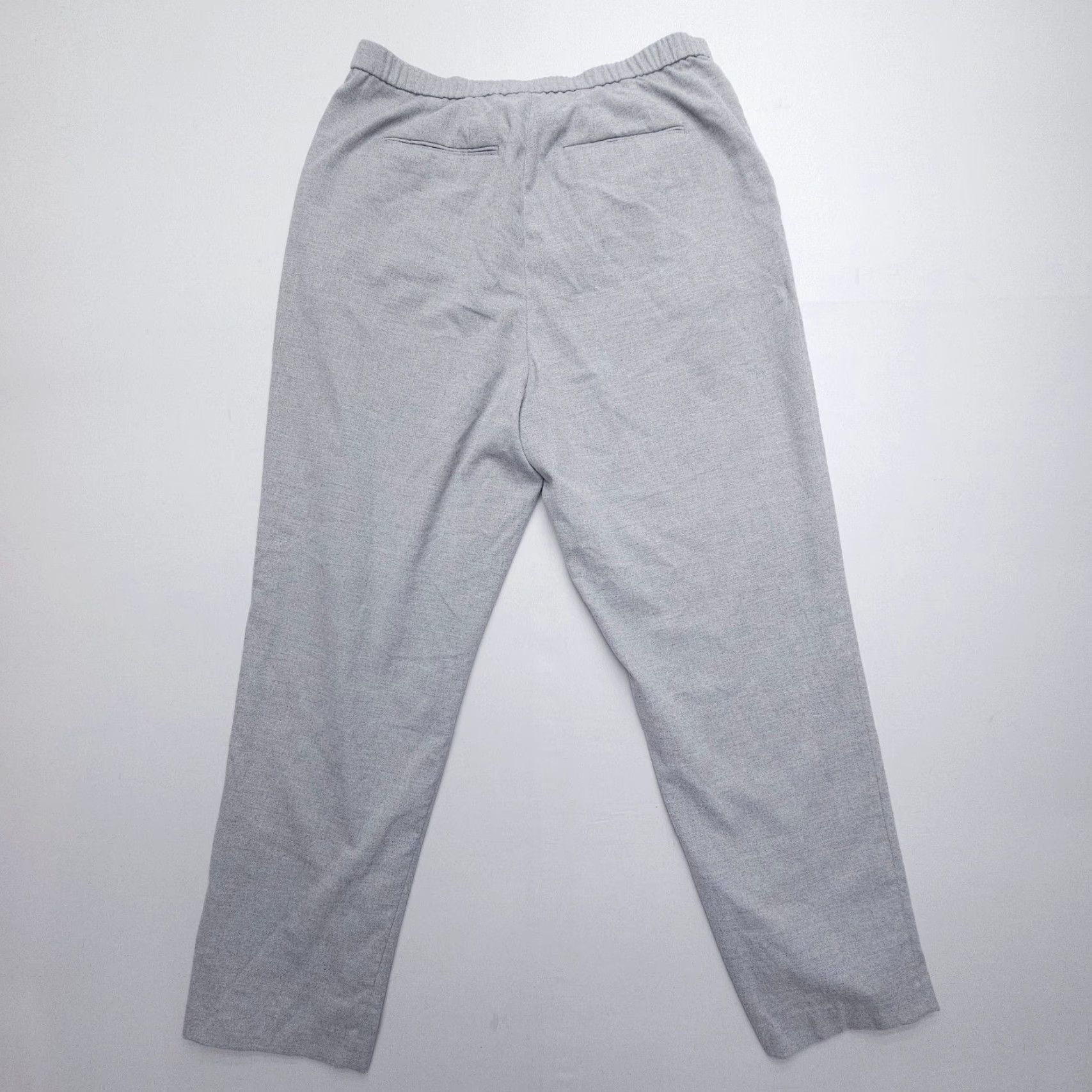 Uniqlo Uniqlo Smart Ankle Pants Womens 2XL Gray High Rise Soft Pleated Career Trouser Size 40" / US 18 - 7 Thumbnail
