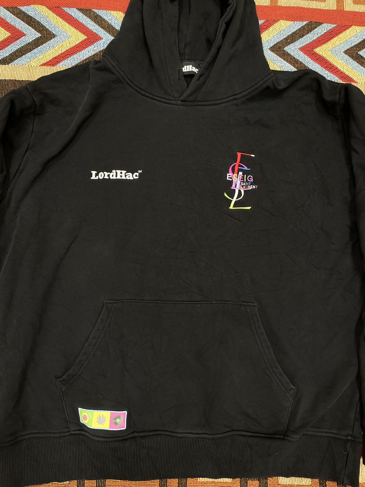 Designer × Vintage LordHac Saint Laurent Hoodie Size US XL / EU 56 / 4 - 2 Thumbnail