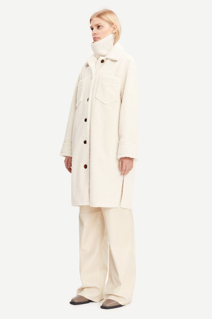 Samsoe Samsoe Samsoe & Samsoe DIORA OVERSHIRT- WHISPER WHITE Jacket Size XS / US 0-2 / IT 36-38 - 1 Thumbnail