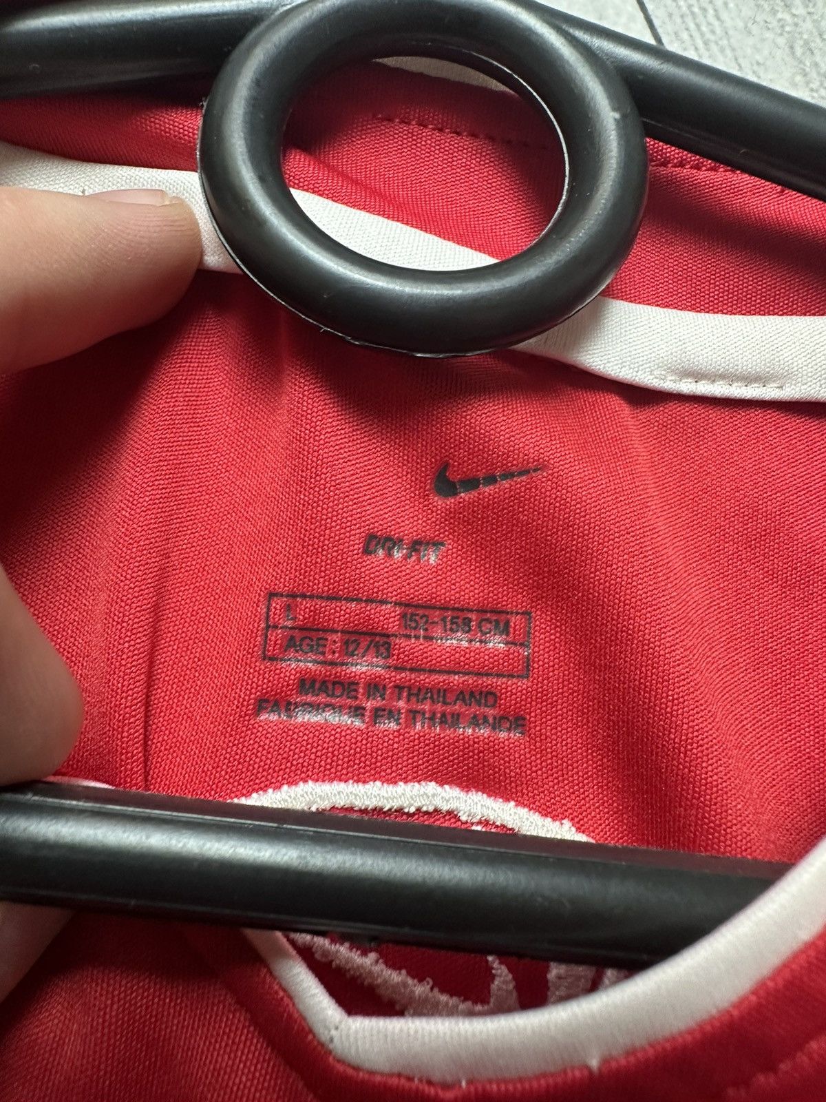 Nike × Vintage Vintage red arsenal Nike soccer jersey size Xs Size US XS / EU 42 / 0 - 5 Thumbnail