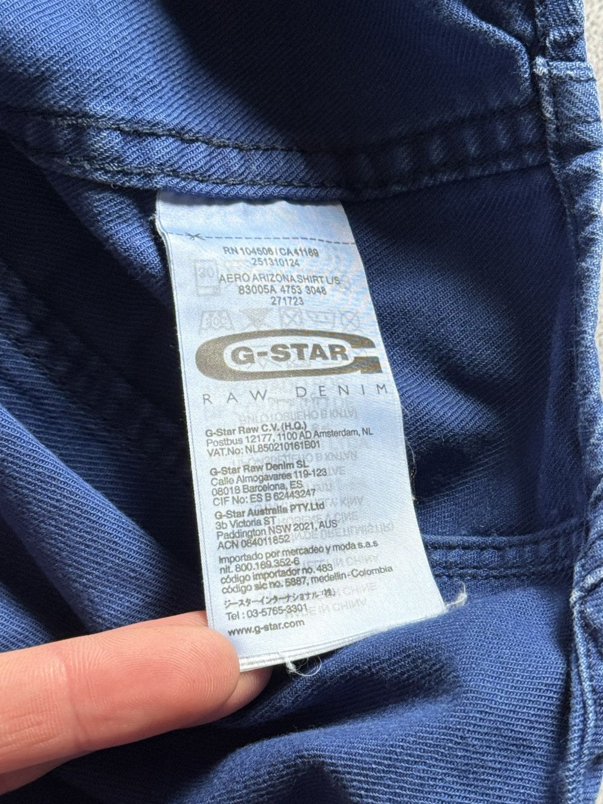 G-Star G star raw M AERO Arizona shirt button up denim overshirt Size US M / EU 48-50 / 2 - 6 Thumbnail