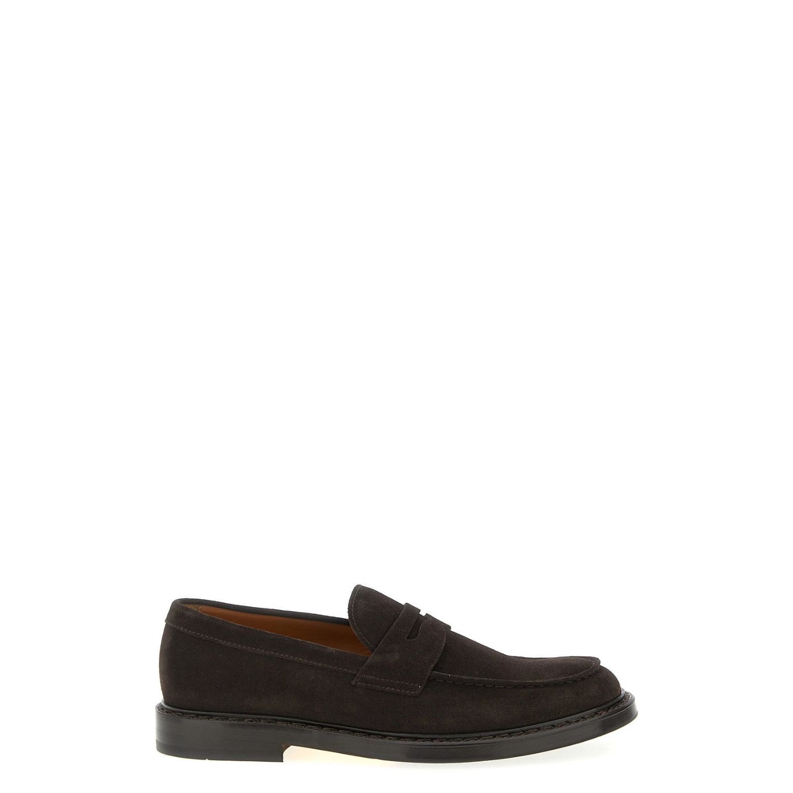 DOUCAL'S Brown Suede Loafers New )