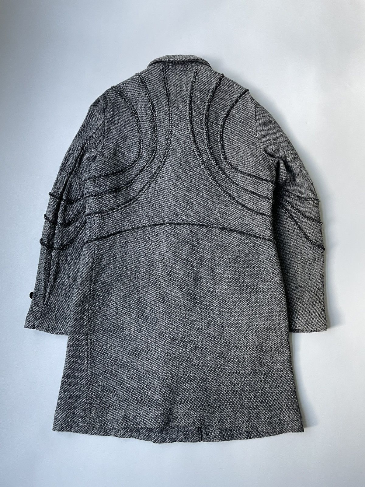 Comme des Garcons A/W 03 Panelled Raw Seam Overcoat Size US L / EU 52-54 / 3 - 17 Thumbnail