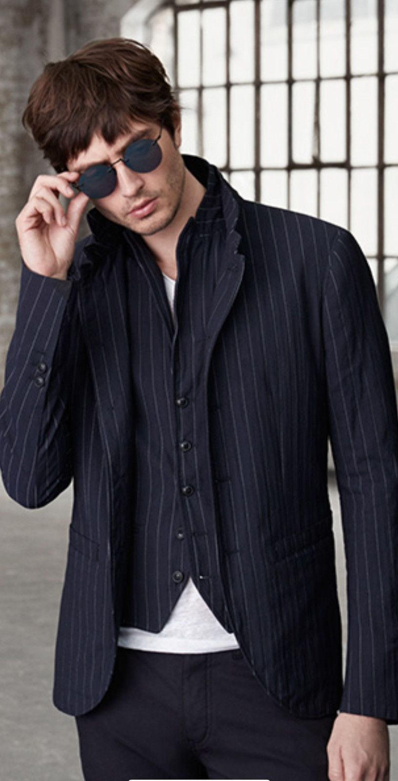 John Varvatos Wire collar jacket. 50 Size US M / EU 48-50 / 2 - 2 Thumbnail