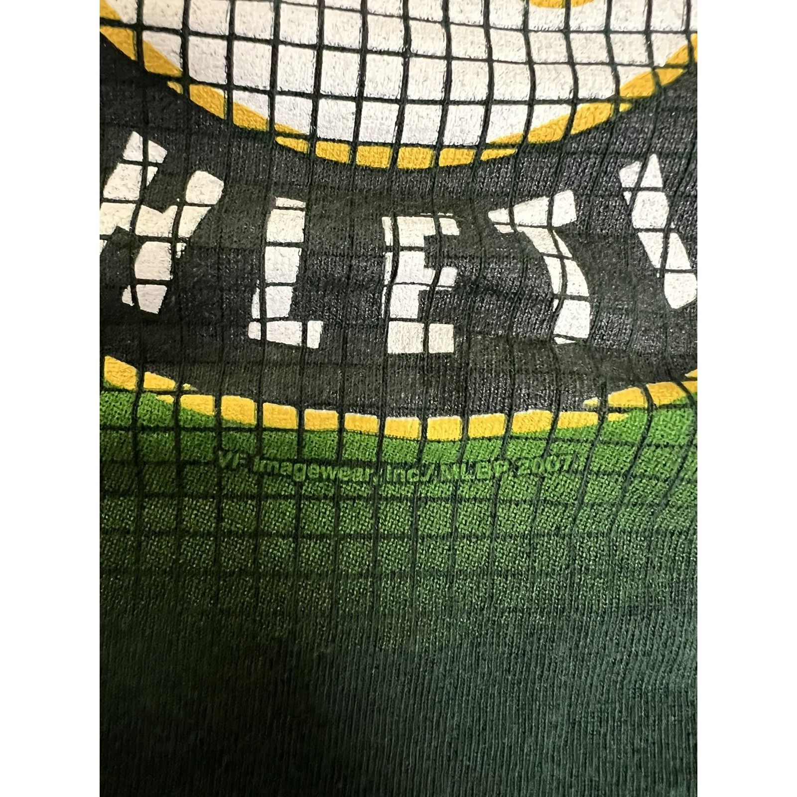 Vintage Vintage Oakland Athletics T-Shirt Y2K Grid Design Green Size Size US M / EU 48-50 / 2 - 3 Thumbnail