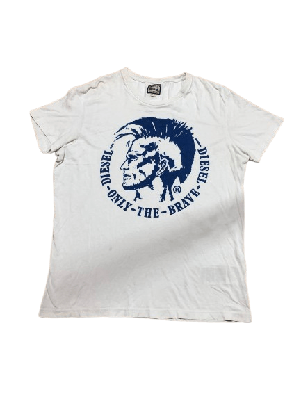 Diesel Vintage Diesel 100% Cotton Short Sleeve T-Shirt Size XXL Size US XXL / EU 58 / 5 - 1 Thumbnail