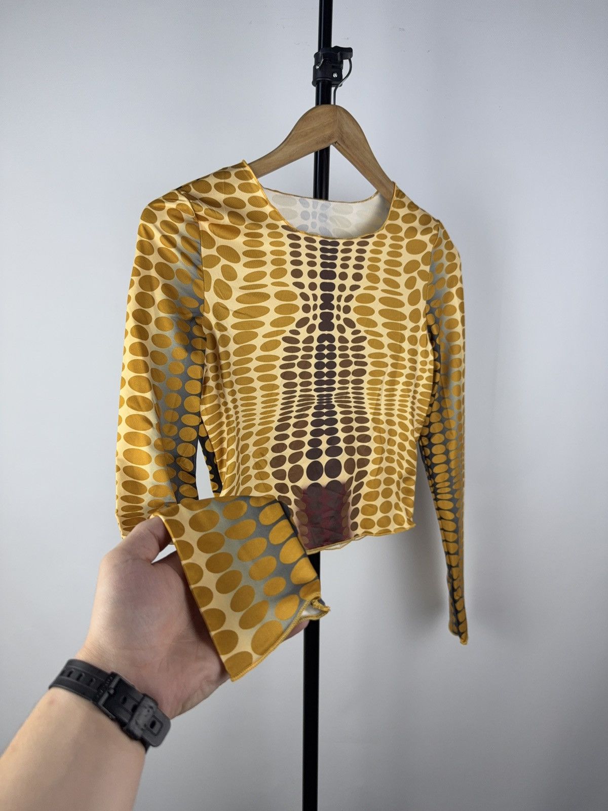 Japanese Brand Style❗️Save The Queen Jean Paul Gaultier Mesh Blouses Size L / US 10 / IT 46 - 2 Thumbnail