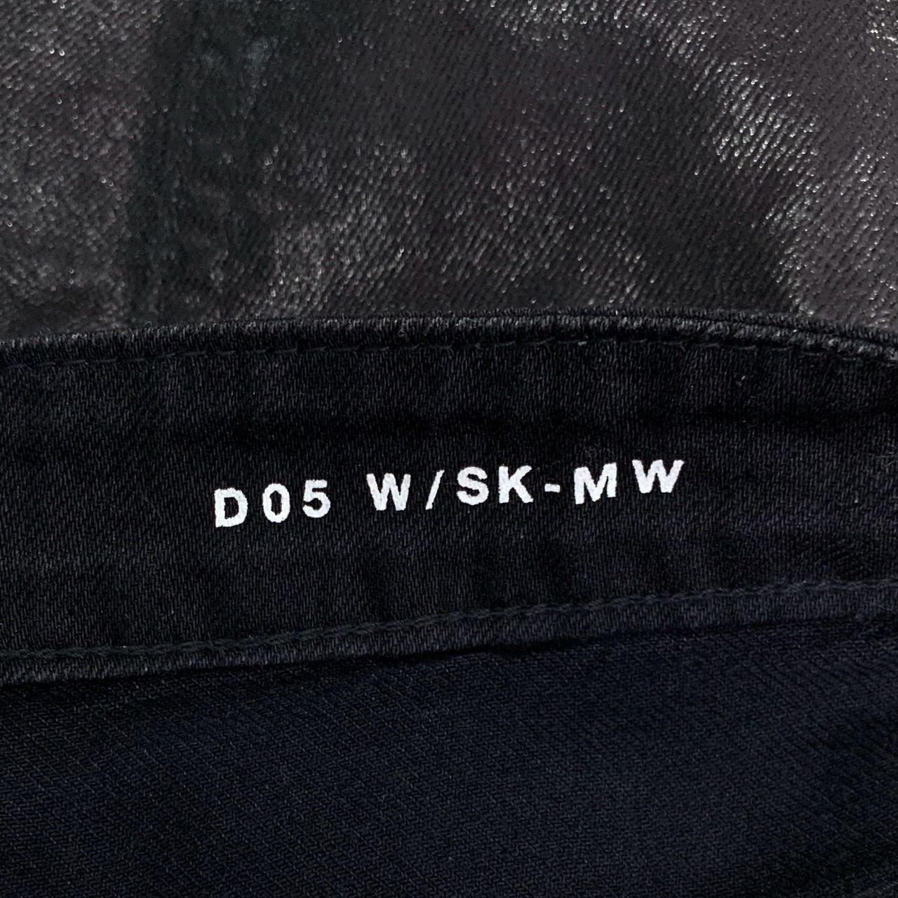 Yves Saint Laurent Saint Laurent Paris Womens Coated Black Slim-Fit Jeans Size 27" / US 4 / IT 40 - 6 Thumbnail