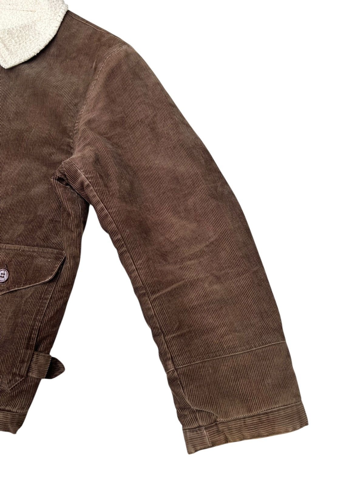 WESCO Wesco Japan Distressed Fade Sherpa Lined Corduroy Jacket Size US M / EU 48-50 / 2 - 11 Thumbnail