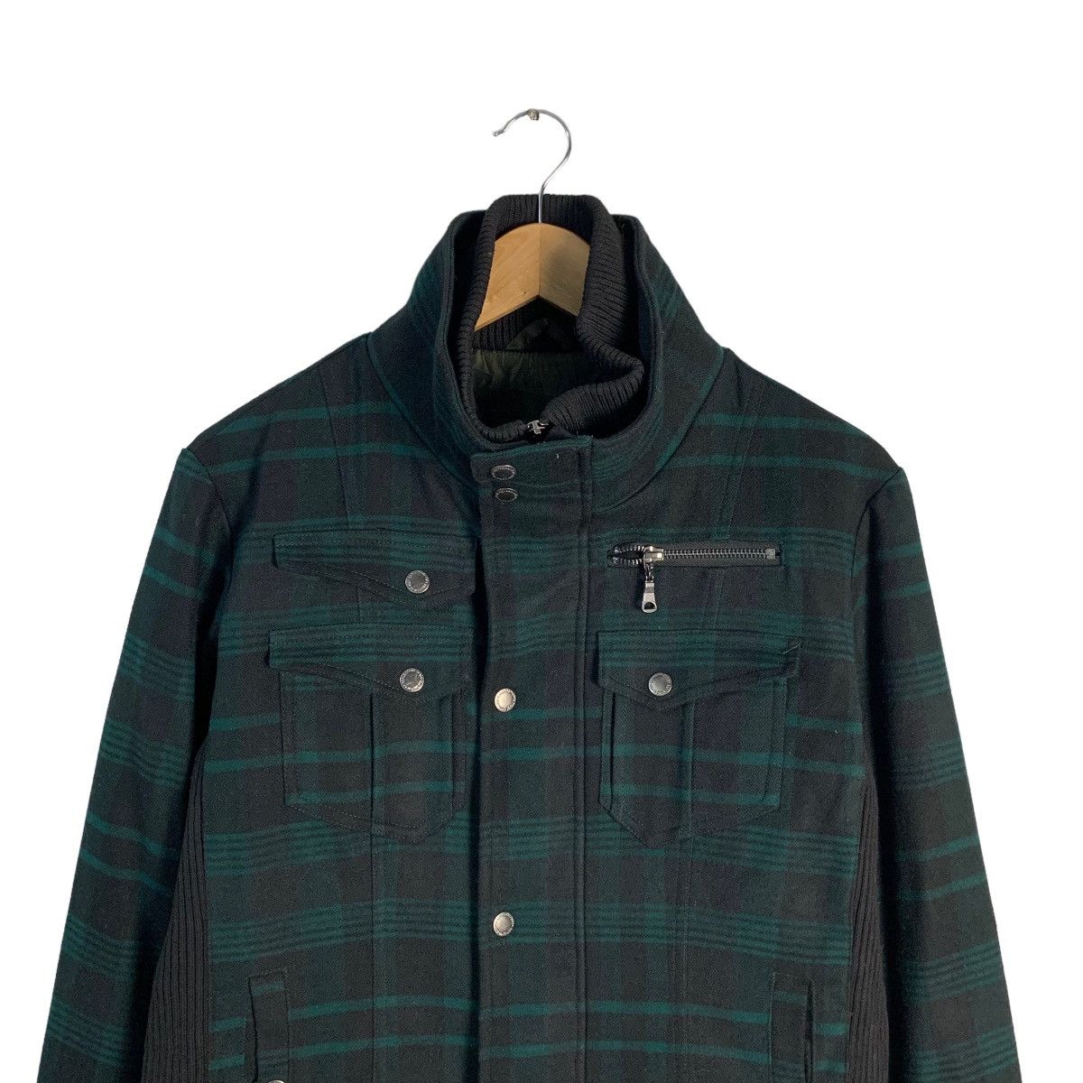 semanticdesign Semantic Design Plaid Tartan Double Zipper Jacket Size L / US 10 / IT 46 - 5 Thumbnail