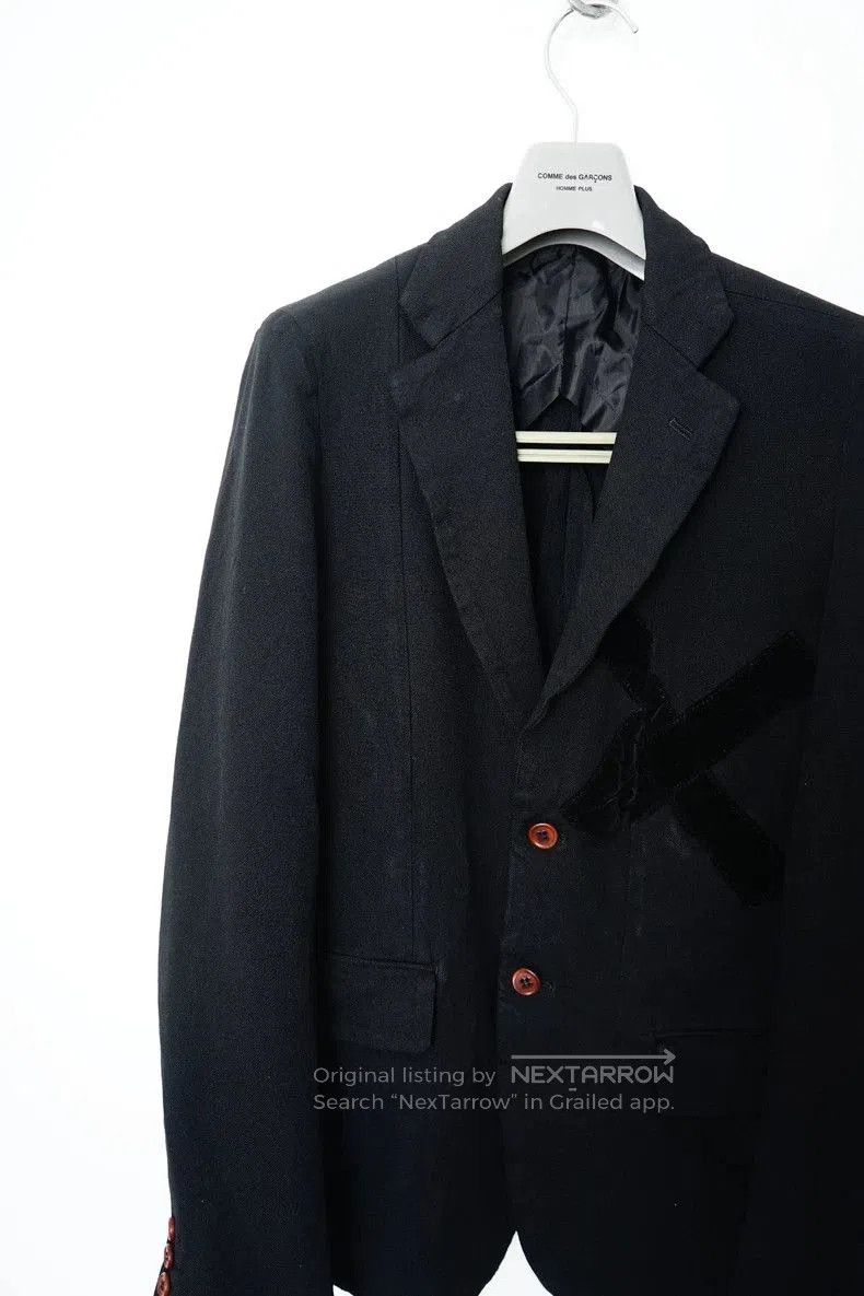 Comme des Garcons Comme des Garçons Embroidered Polyester Blazer. Size US XS / EU 42 / 0 - 3 Thumbnail