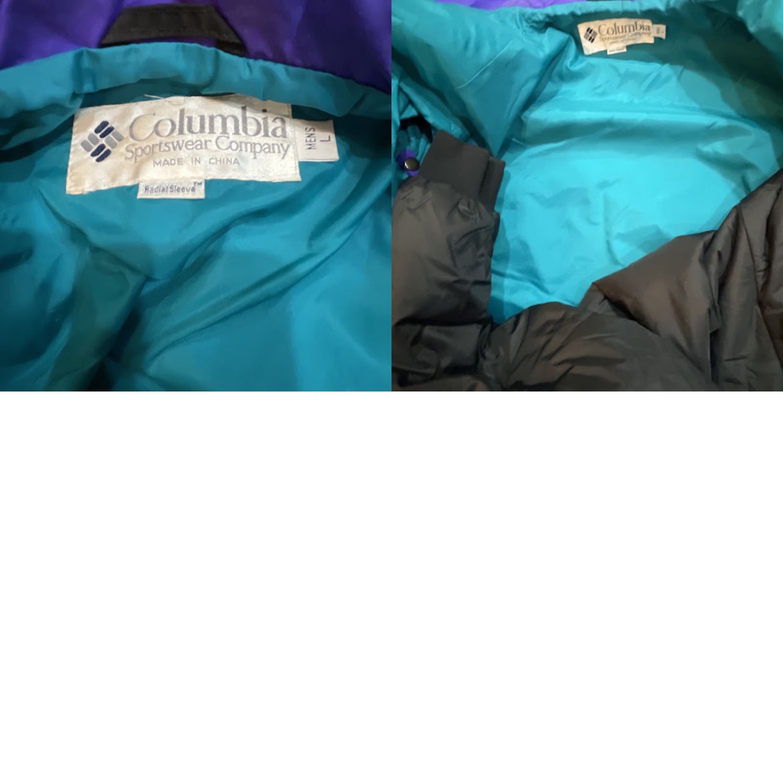Vintage VINTAGE Columbia Powder Keg 3-in-1 Jacket Hooded Reversible L Men's L Purple Green Ski Snow Coat Size US L / EU 52-54 / 3 - 11 Thumbnail