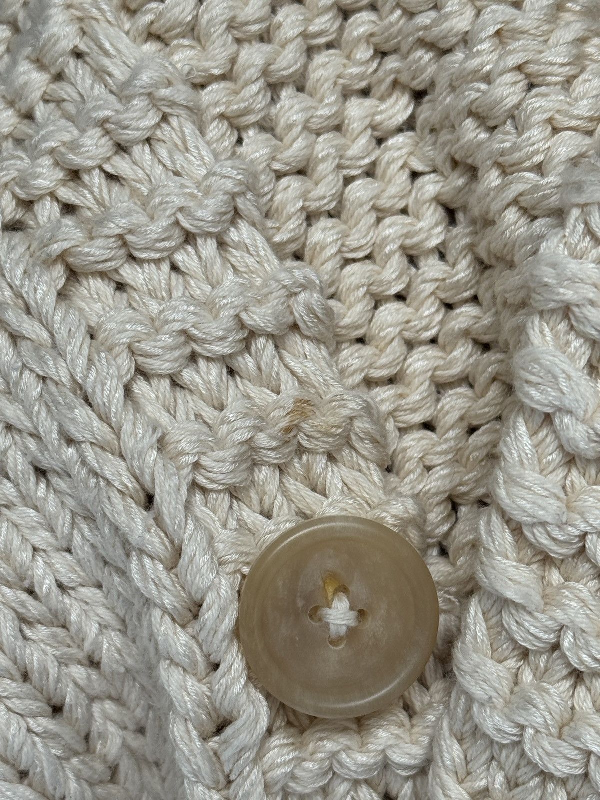 The Row The Row Zayidi Cotton and Silk Cream Cardigan RRP $3500 Size US M / EU 48-50 / 2 - 15 Thumbnail