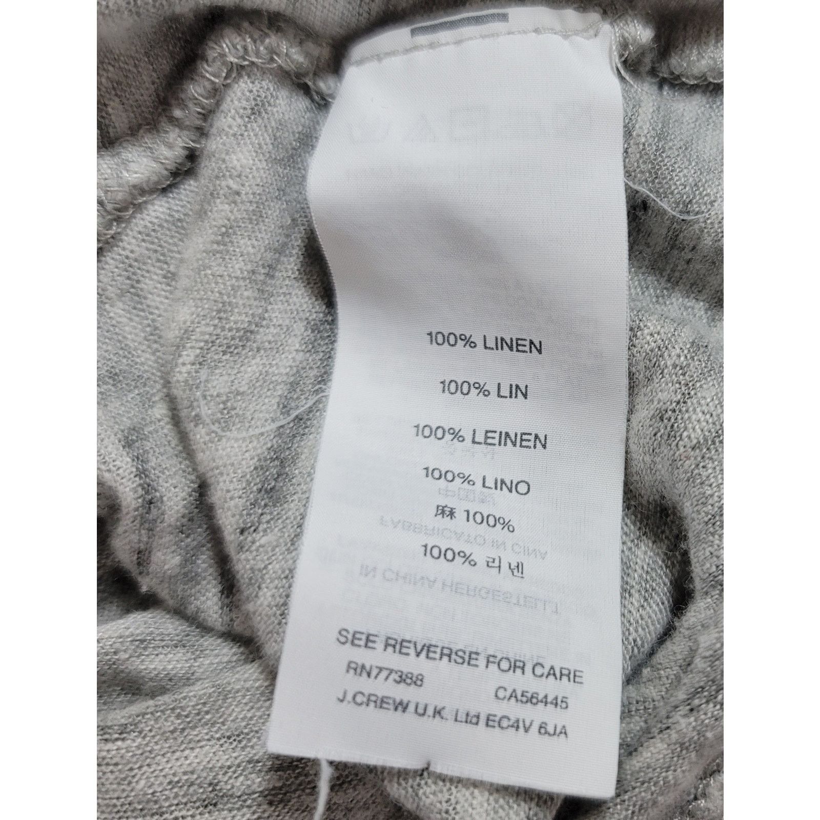 Other J. Crew Gray Heathered Pleats & Lace On Shoulders Top Small Size S / US 4 / IT 40 - 4 Thumbnail