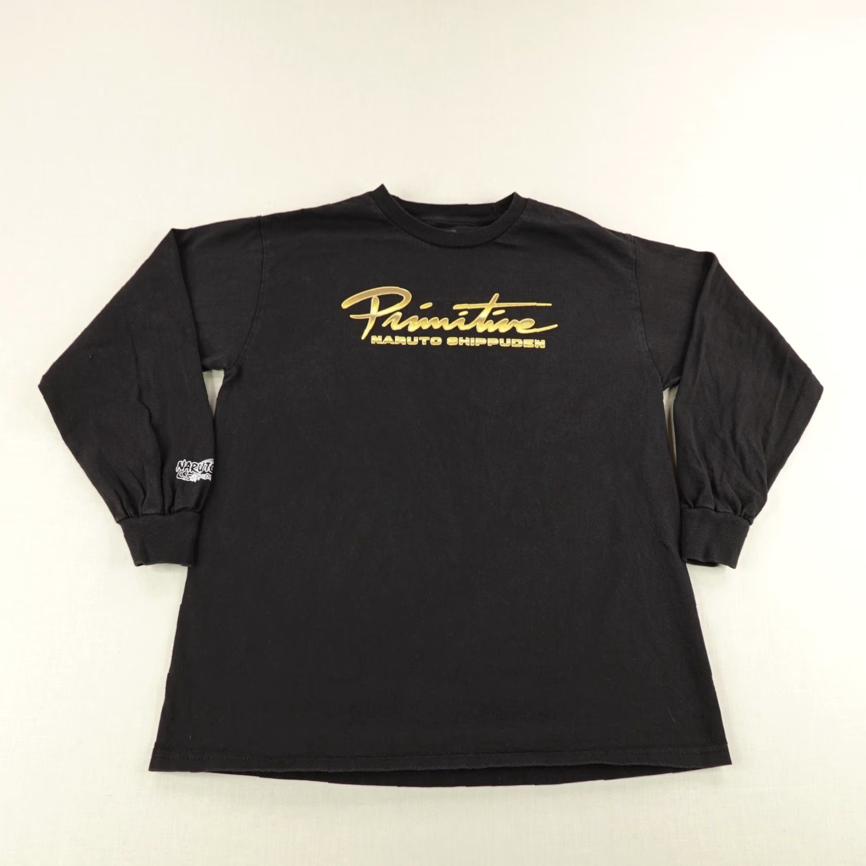 Primitive Primitive Apparel Naruto T-Shirt Men's Medium Black Graphic Print Cotton Crew Neck Anime Skateboarding 90s Size US M / EU 48-50 / 2 - 2 Thumbnail