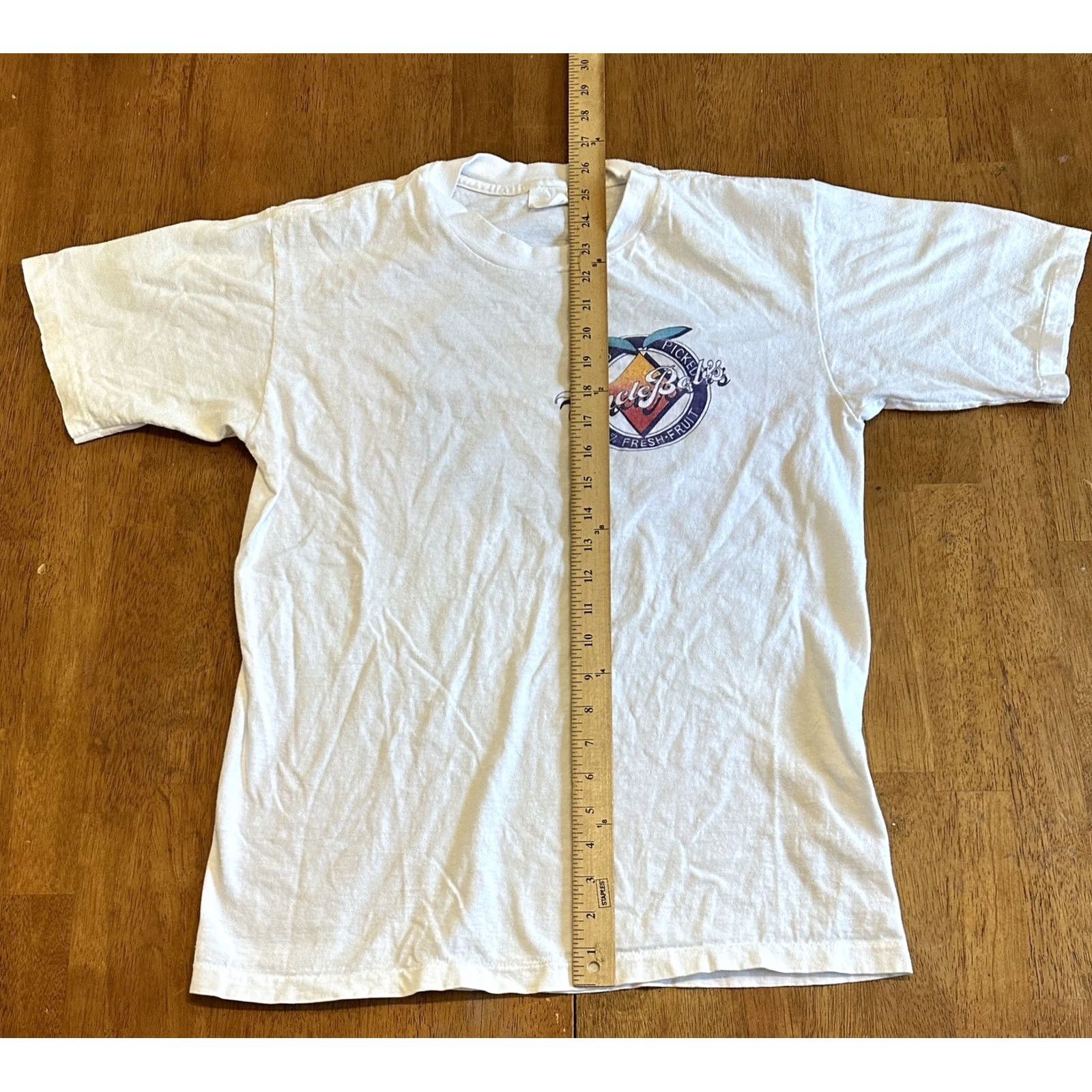 Vintage VINTAGE Uncle Bob’s Roadside Fruit Marts T Shirt Medium 1987 Jansport White 80s Men's M Size US M / EU 48-50 / 2 - 8 Thumbnail