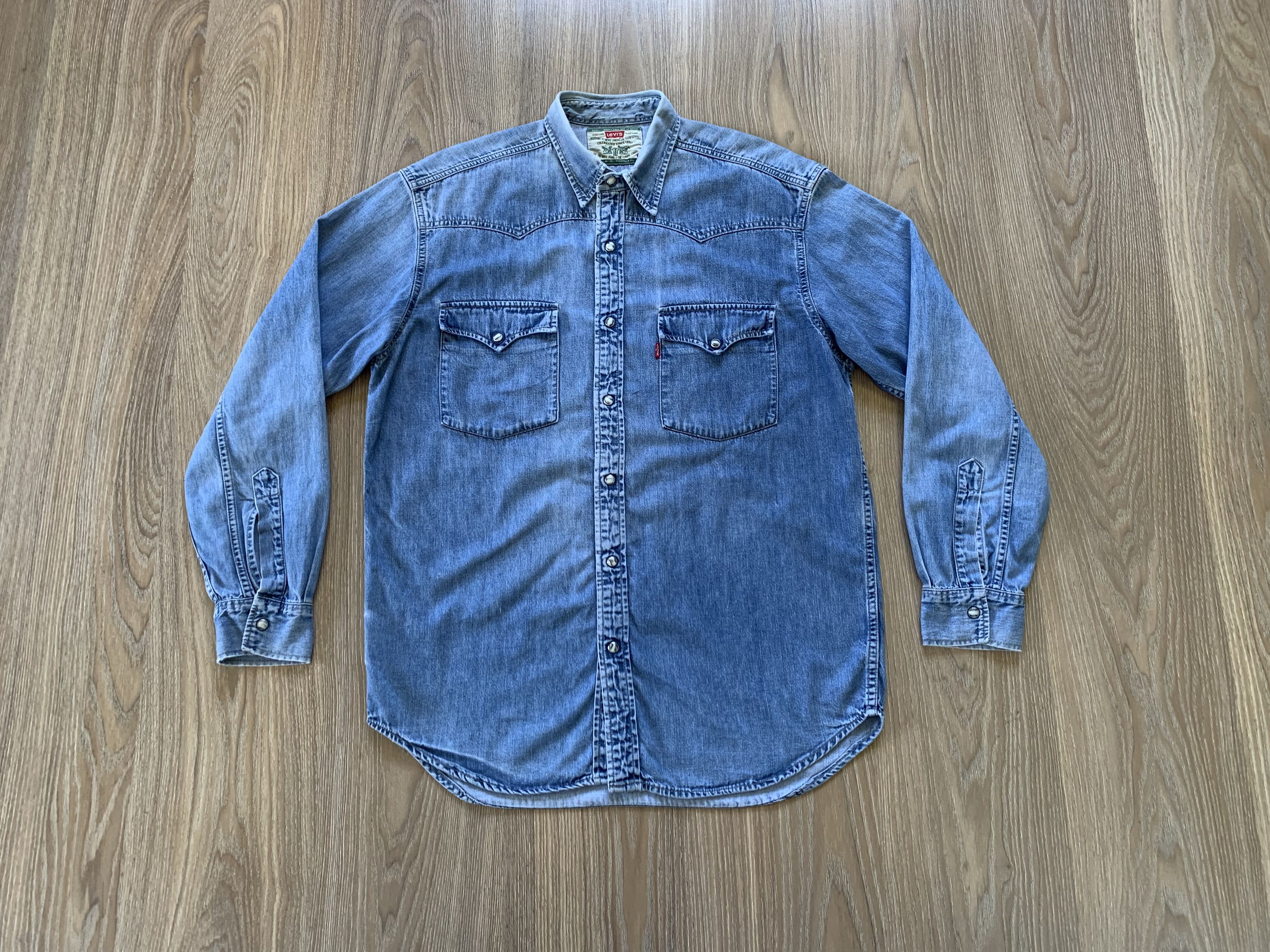 Levi's × Levi's Vintage Clothing × Vintage Levi's Vintage Denim Button Up Shirt Size US M / EU 48-50 / 2 - 8 Thumbnail