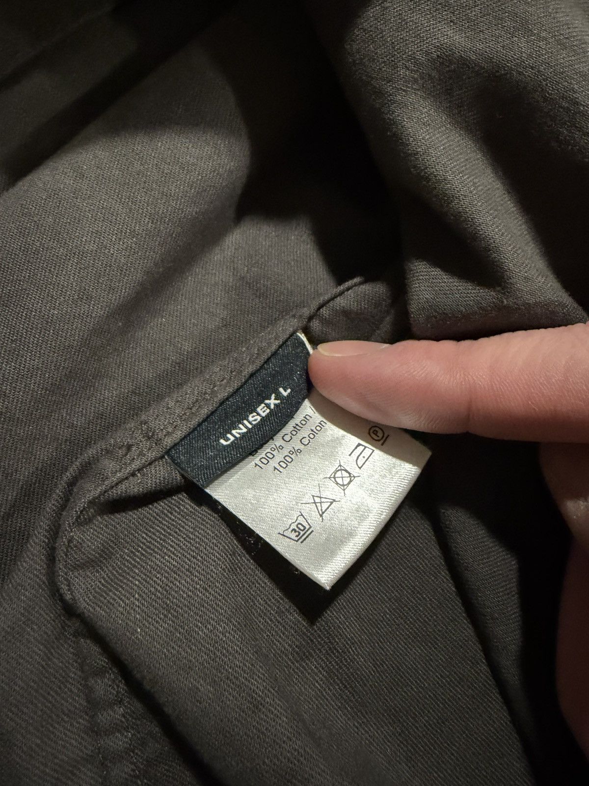 Y/Project Y/PROJECT Cinched Logo Button Up Shirt - Size L Size US L / EU 52-54 / 3 - 7 Thumbnail