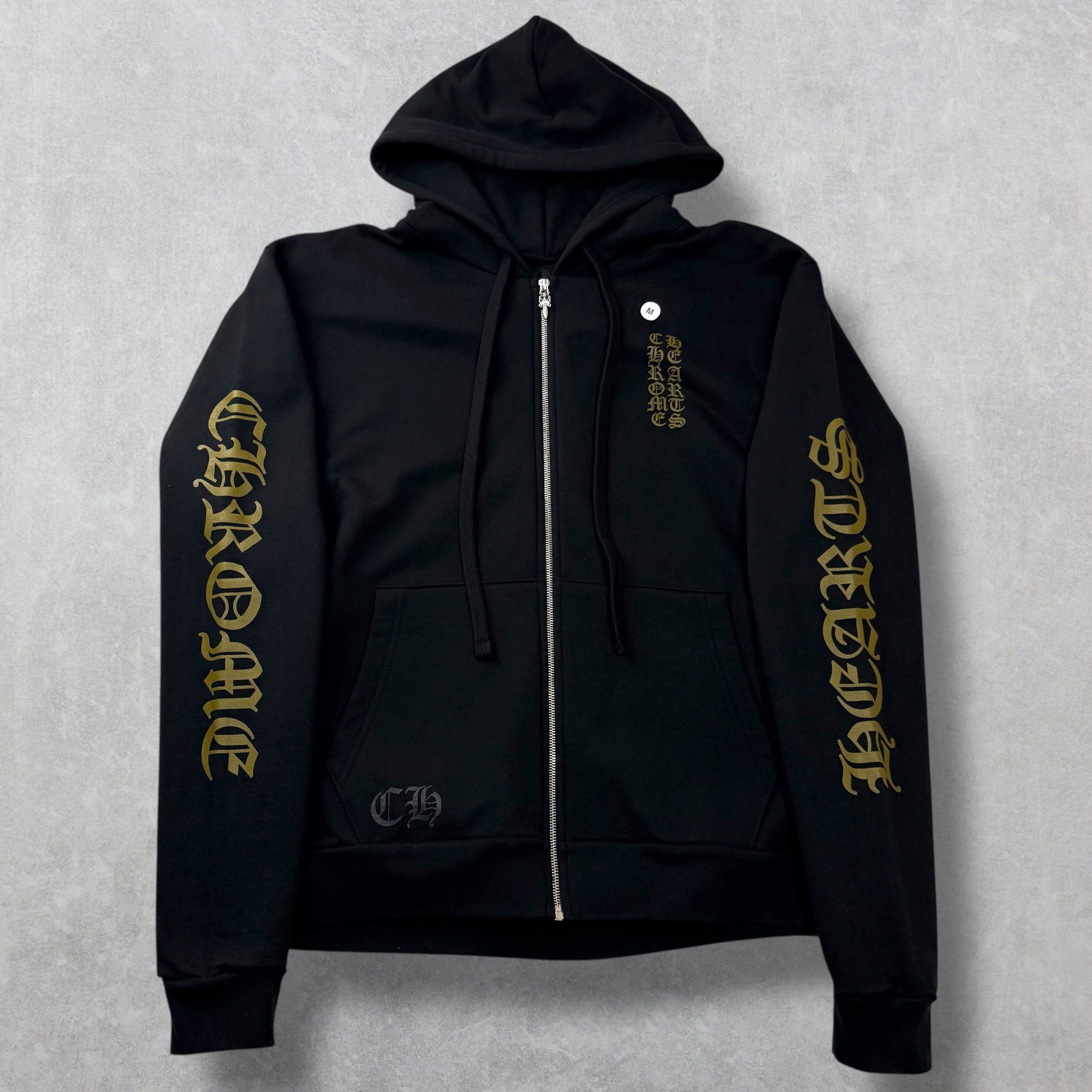 Chrome Hearts Chrome Hearts Olive Vertical Logo Zip Up L Size US L / EU 52-54 / 3 - 1 Thumbnail