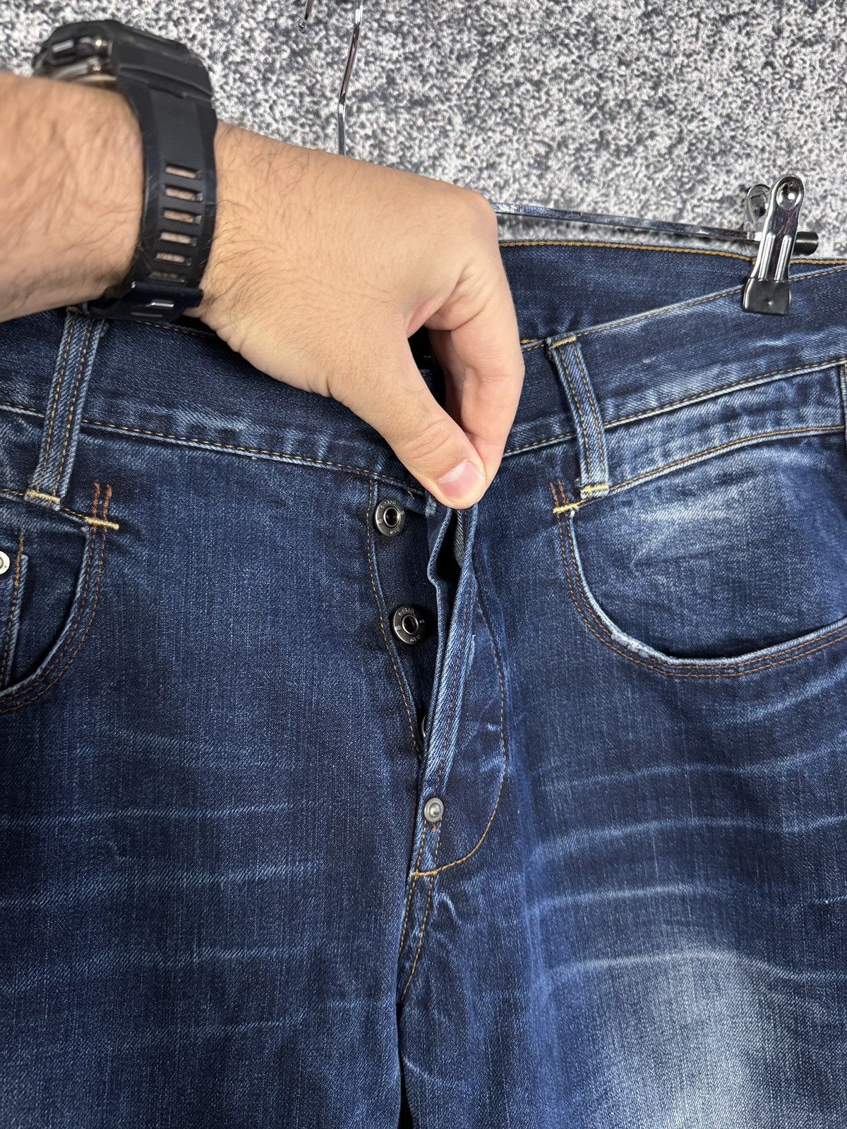 G-Star G-Star RAW New Radar Low Loose Jeans Distressed Pants 36x32 Size US 36 / EU 52 - 8 Thumbnail