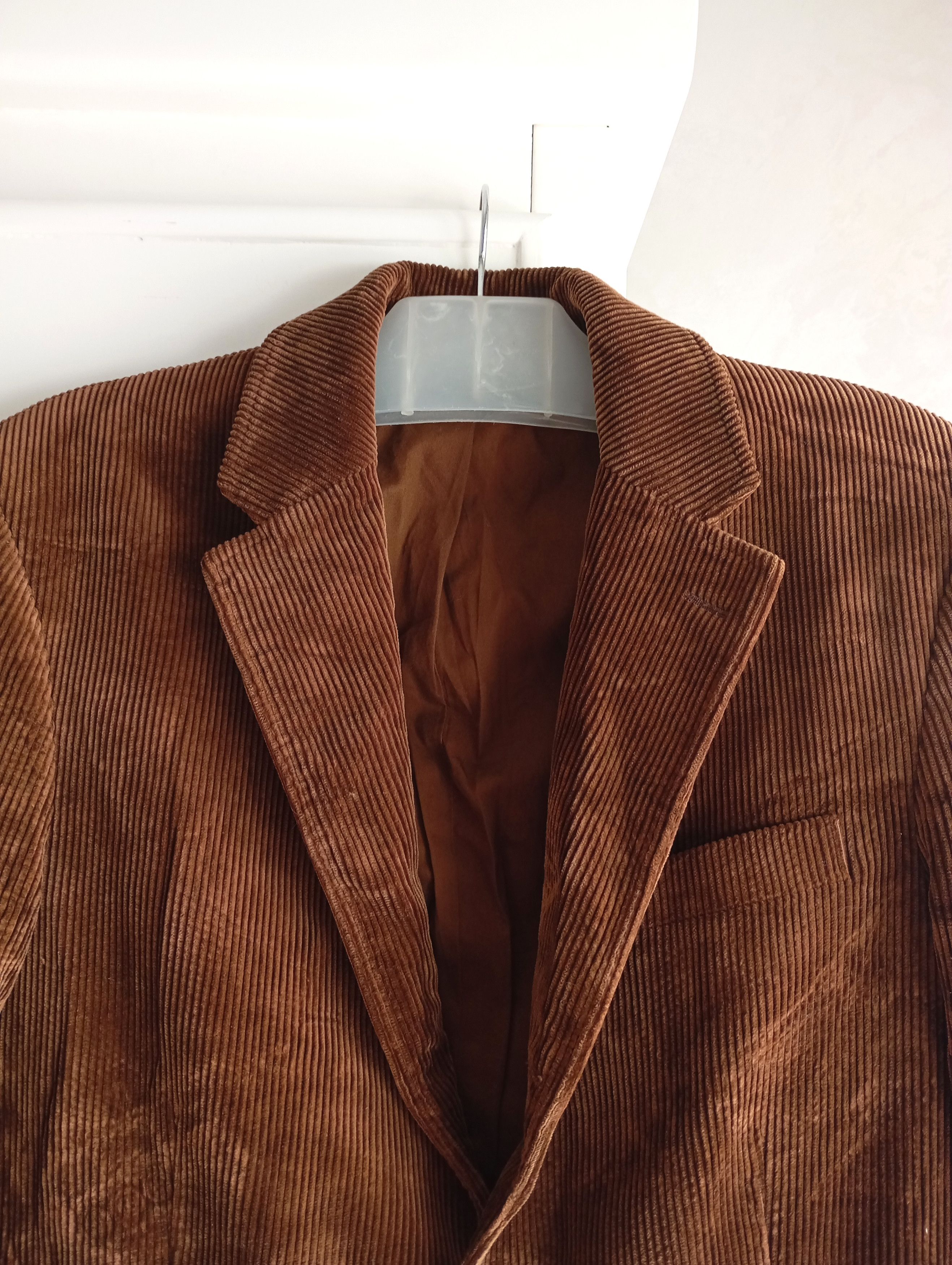 Polo Ralph Lauren × Ralph Lauren × Vintage Vintage Polo Ralph Lauren Velvet Brown Blazer Suit Jacket M Size US M / EU 48-50 / 2 - 3 Thumbnail