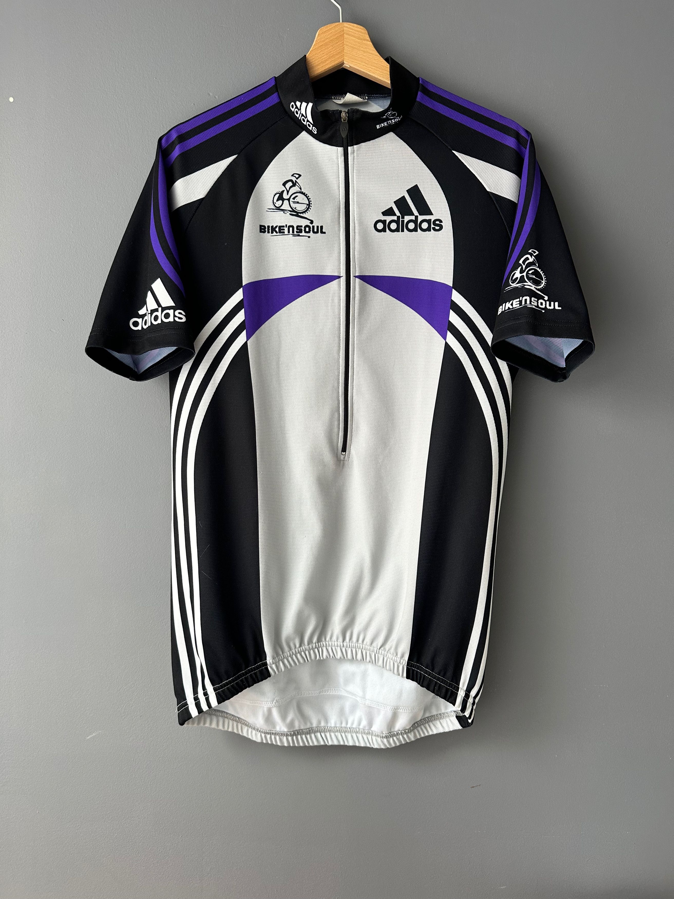 Adidas Adidas Vintage Cycling Jersey Shirt made in Italy Size US L / EU 52-54 / 3 - 1 Thumbnail