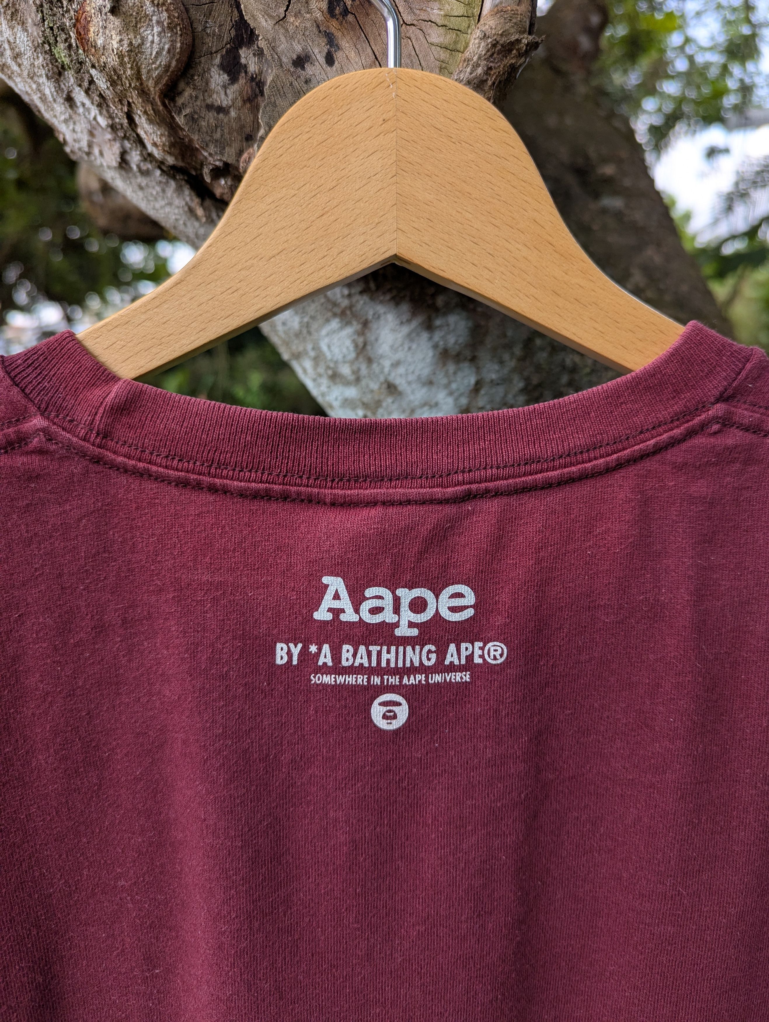 Aape AAPE BY BAPE SOMEWHERE IN THE AAPE UNIVERSE TSHIRT Size US L / EU 52-54 / 3 - 5 Thumbnail