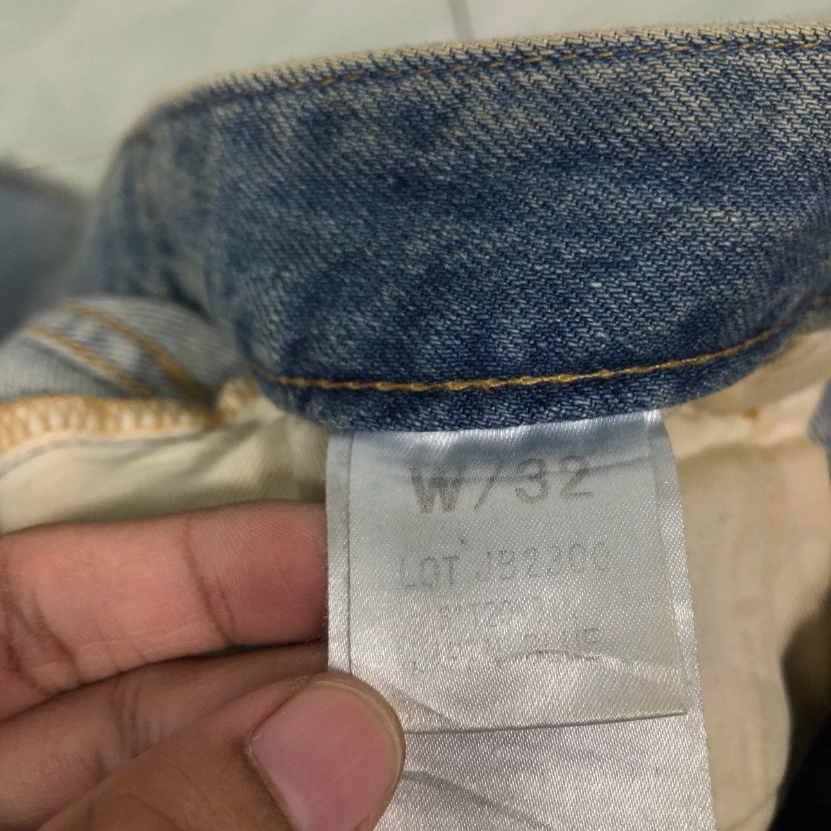 Japanese Brand 🔥VINTAGE DENIM JEANS BEVERLY JAPAN ISSEY MIYAKE Size US 34 / EU 50 - 22 Thumbnail