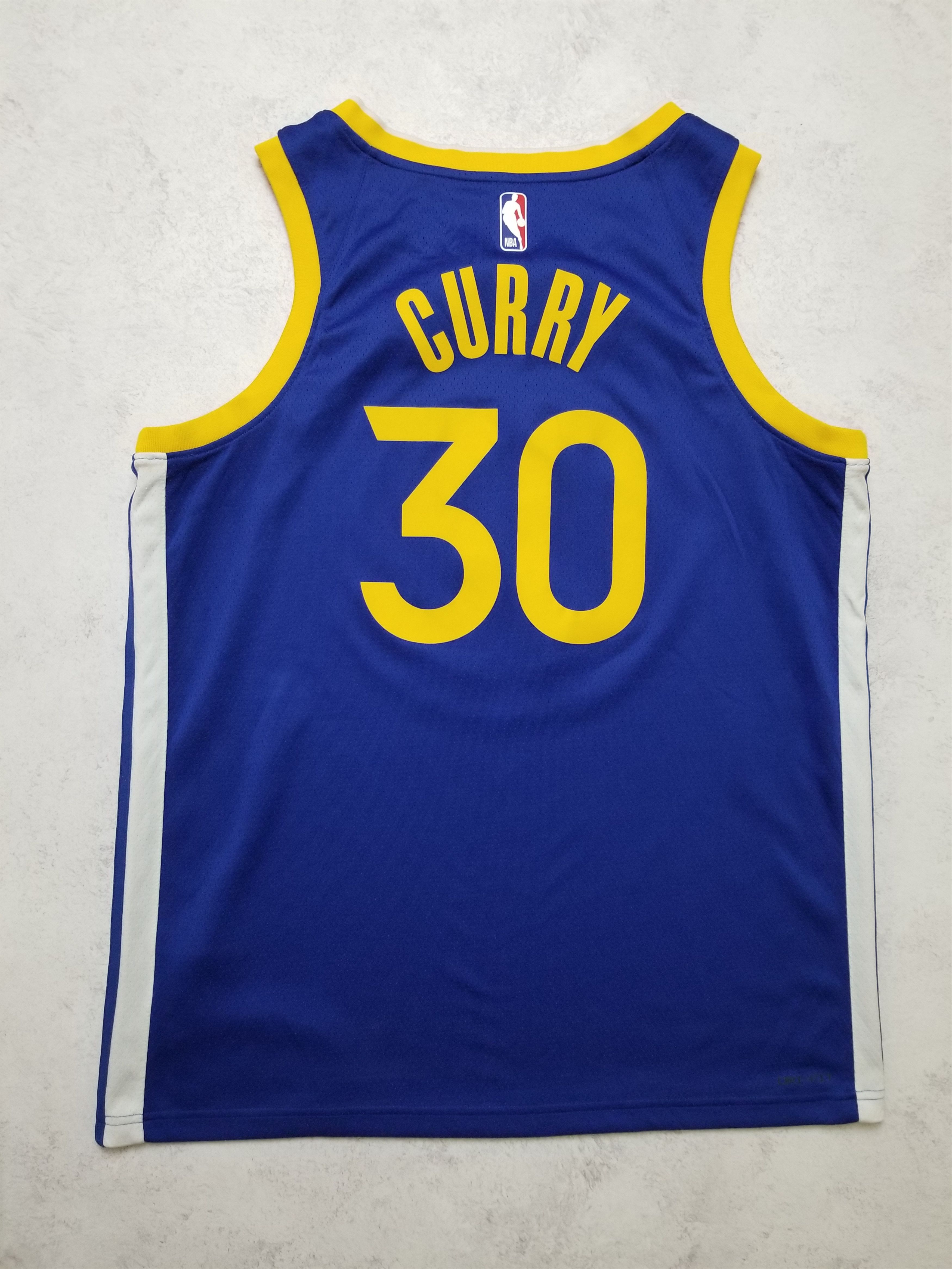 Nike Stephen Curry #30 Nike Golden State Warriors Swingman Jersey Size US L / EU 52-54 / 3 - 2 Thumbnail