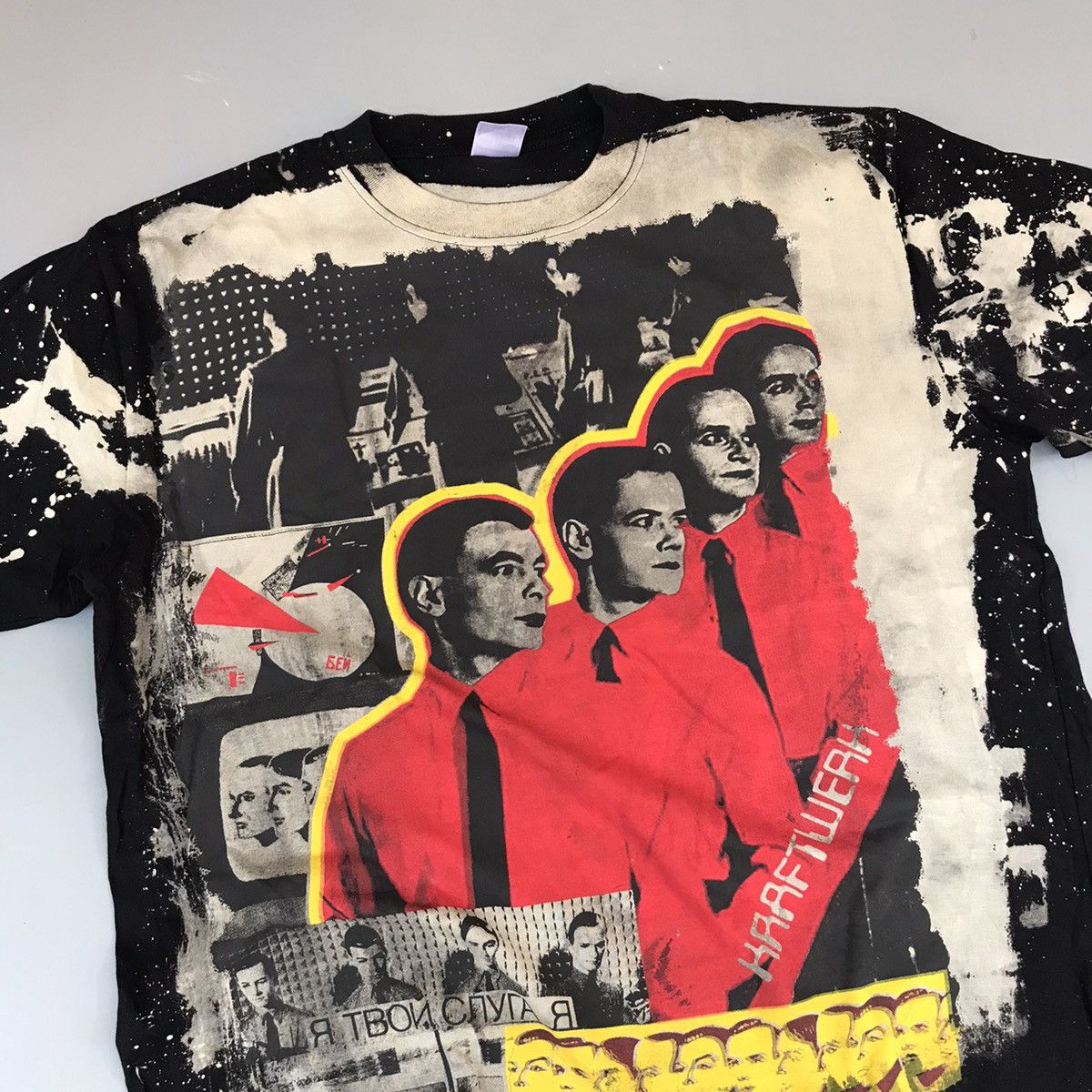 Band Tees × Vintage Bootleg kraftwerk mosquitohead Size US XL / EU 56 / 4 - 2 Thumbnail