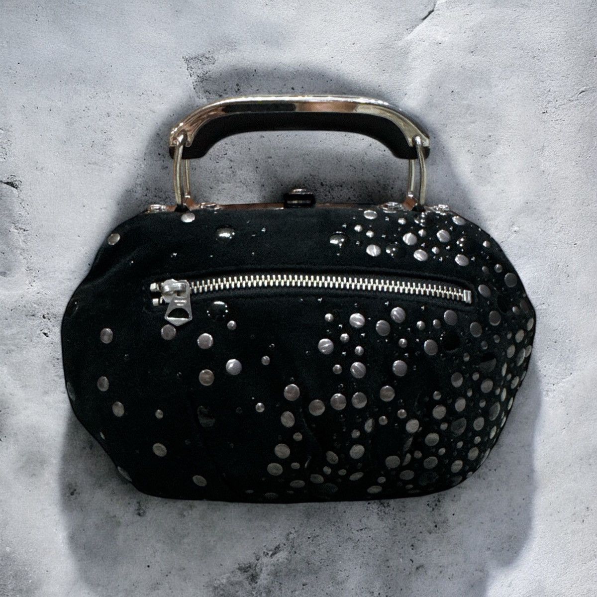Diesel DIESEL SUEDE STUDDED HANDHELD CLUTCH BAG Size ONE SIZE - 1 Thumbnail