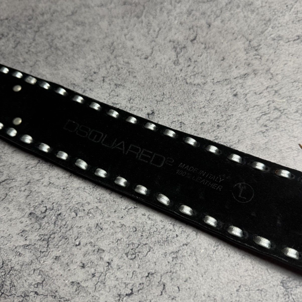 Dsquared2 NEW Rare DSQUARED2 Vintage Leather Belt Size ONE SIZE - 12 Thumbnail